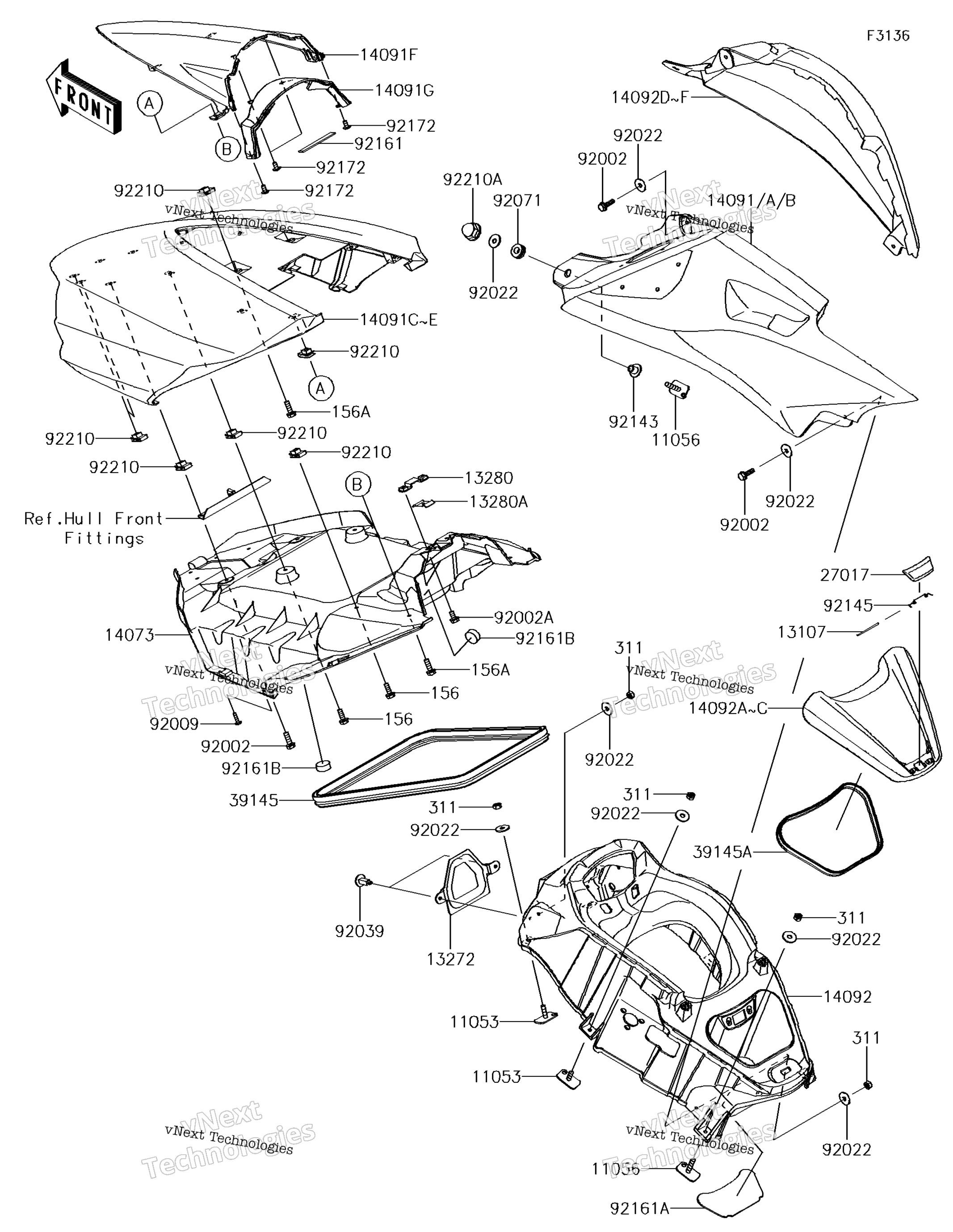Корпус Middle Fittings