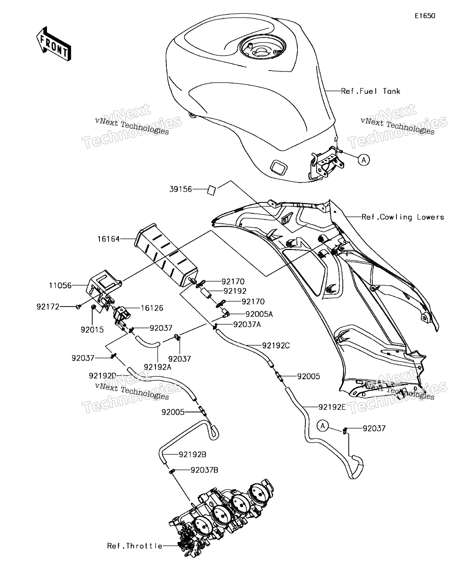 топливный Evaporative System(Ca)