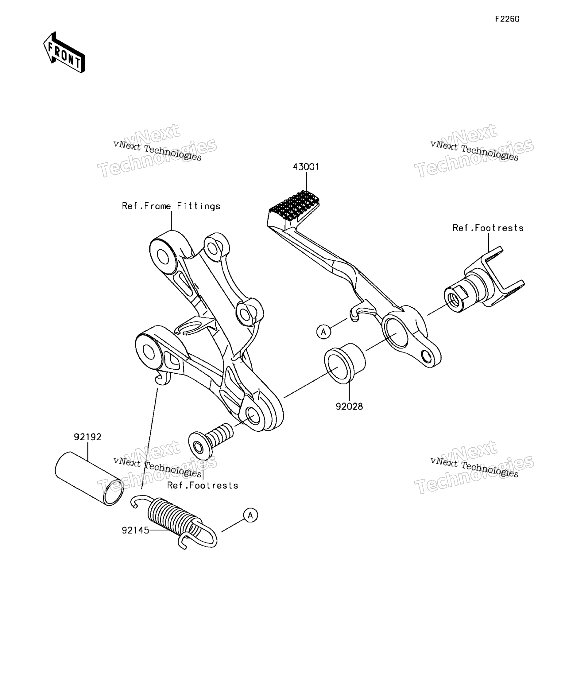 Тормоз Pedal/Torque Link