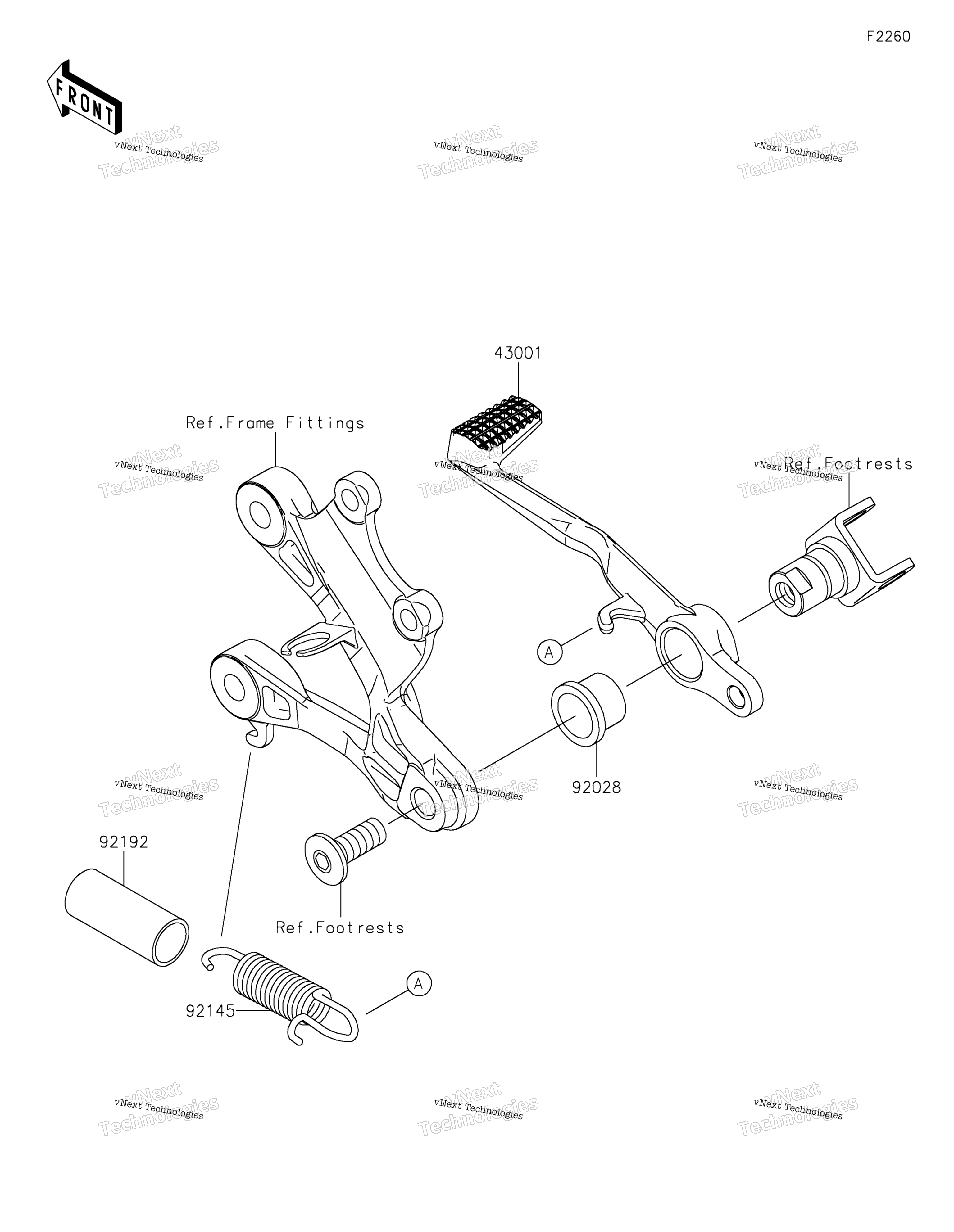 Тормоз Pedal/Torque Link
