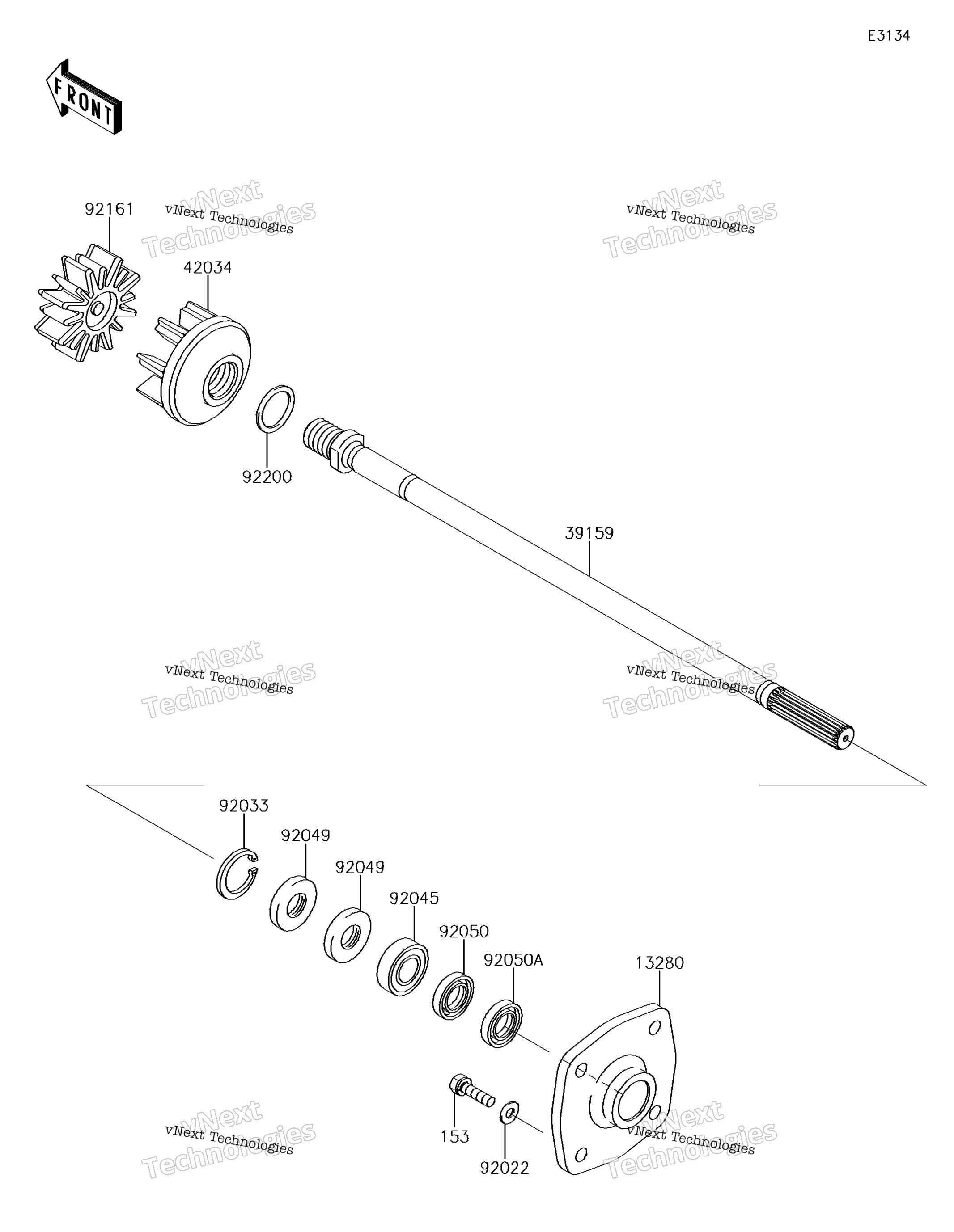 Приводной вал