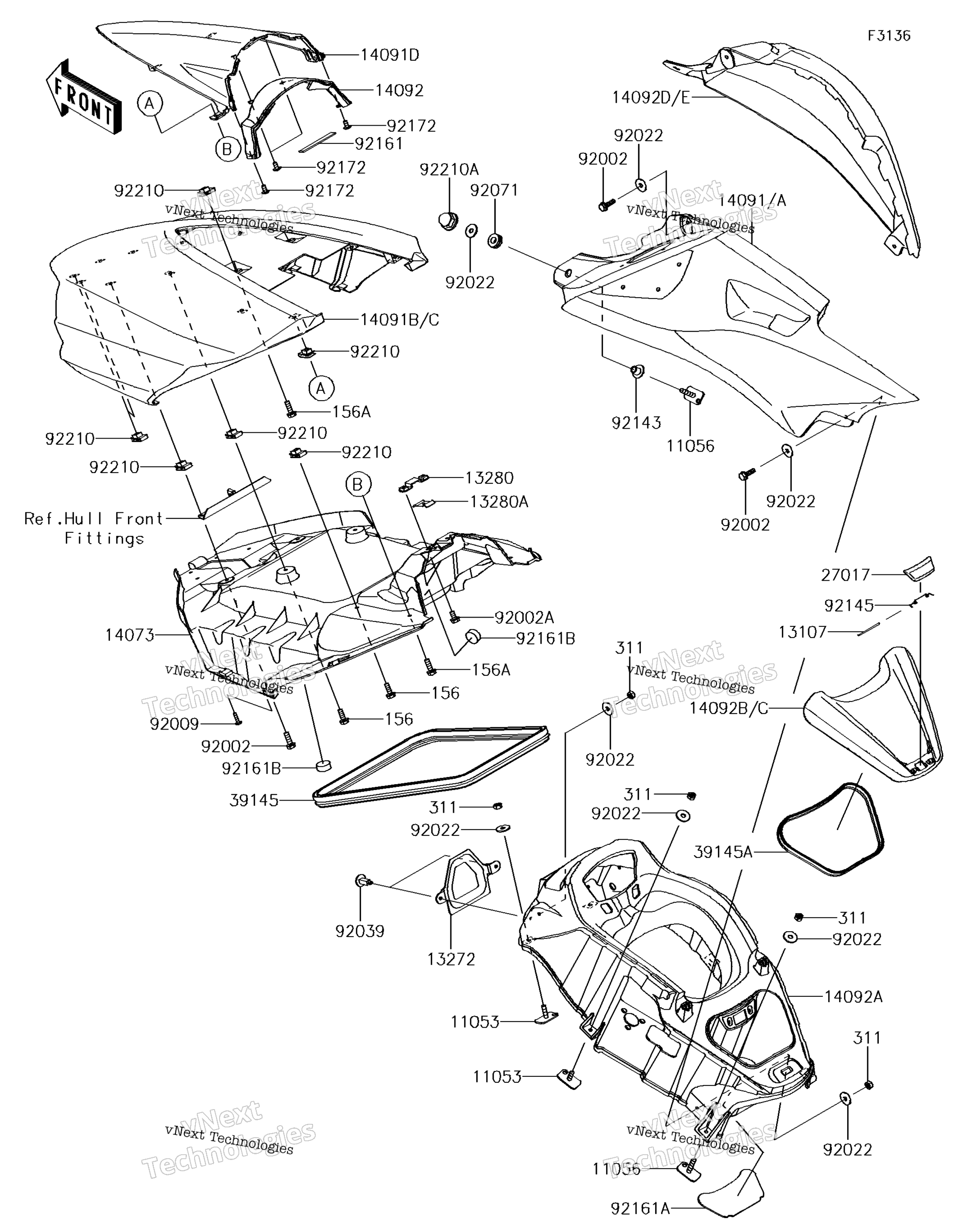 Корпус Middle Fittings
