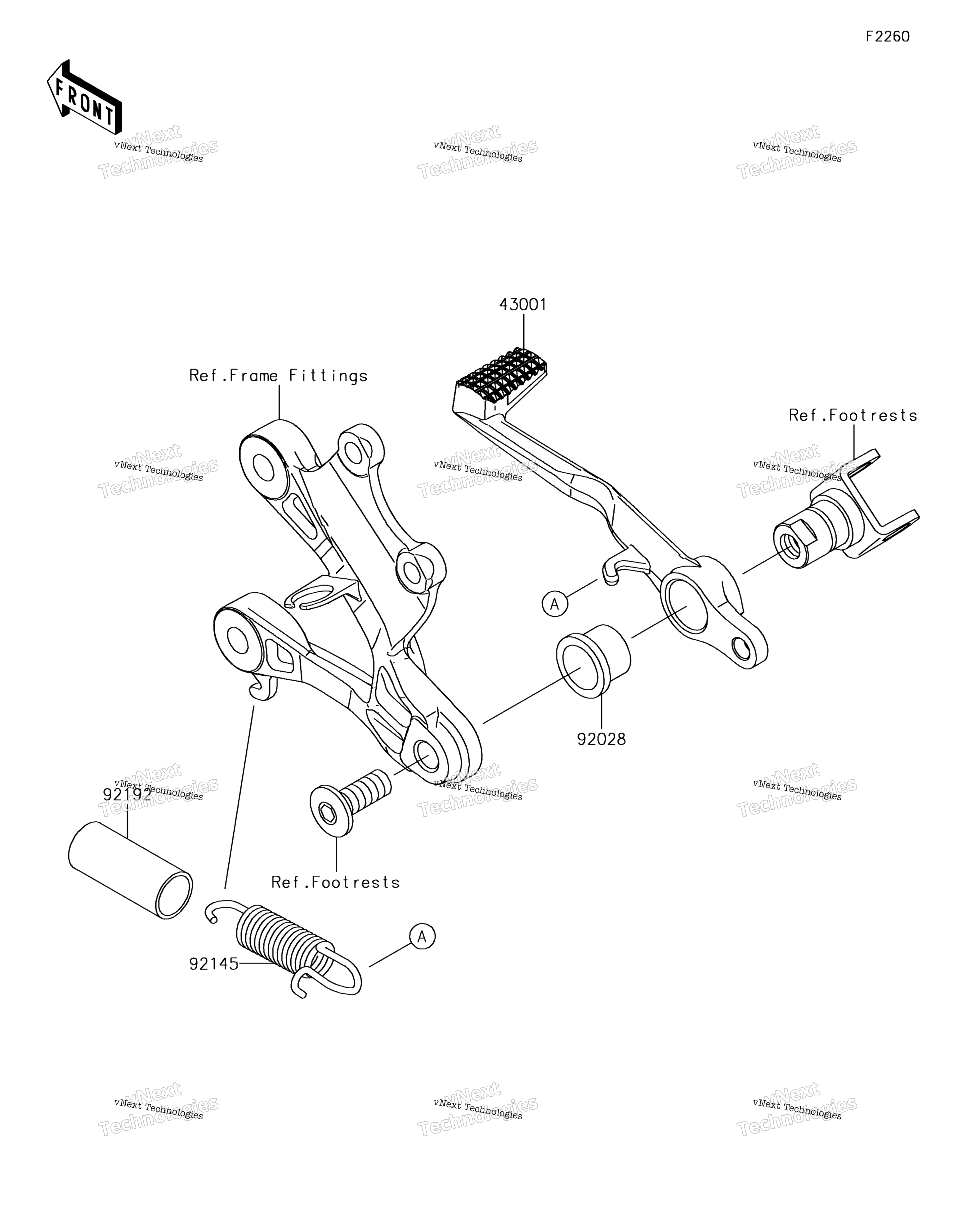 Тормоз Pedal/Torque Link