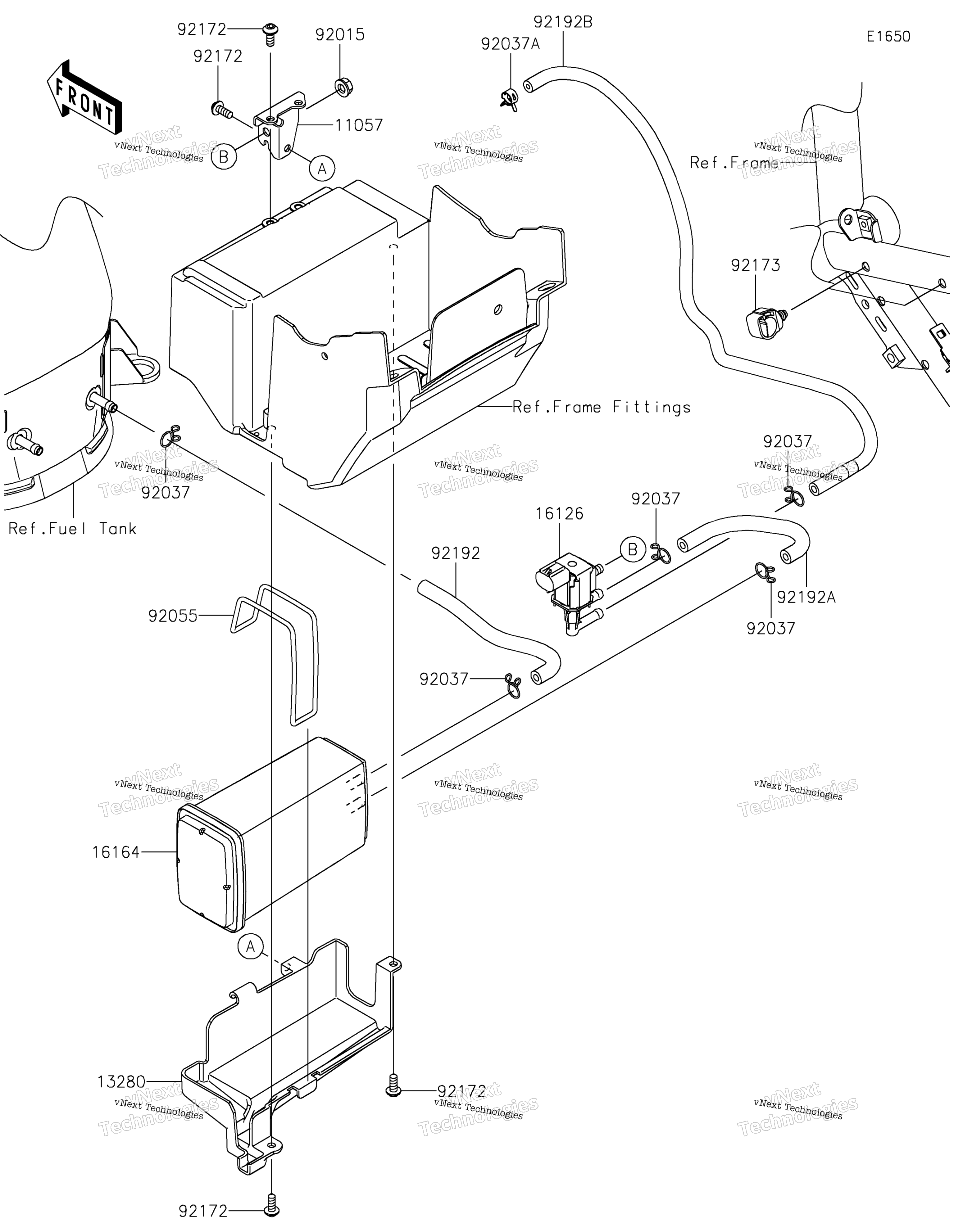 топливный Evaporative System(Ca)