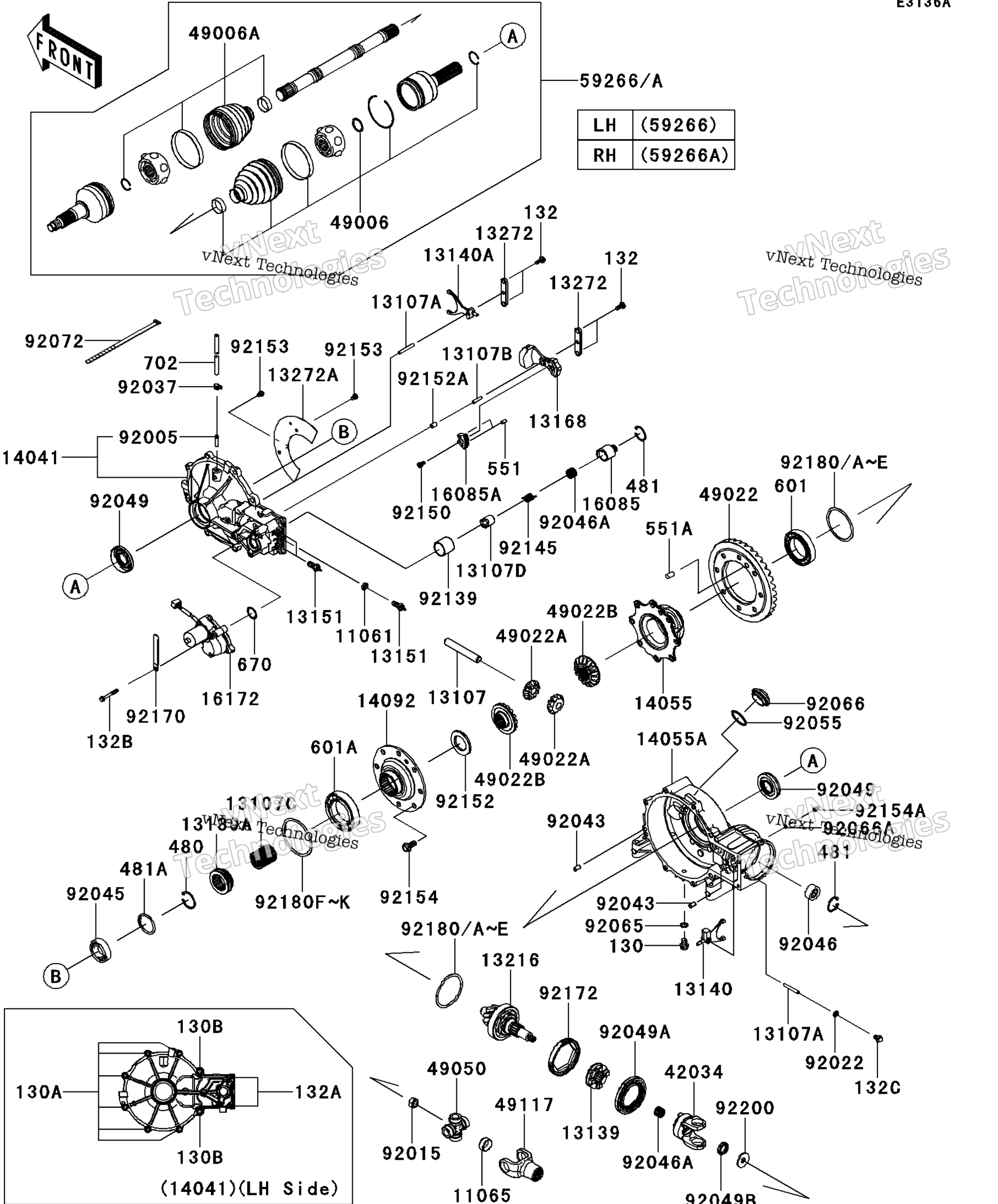 Привод Shaft-Front(Bdf)