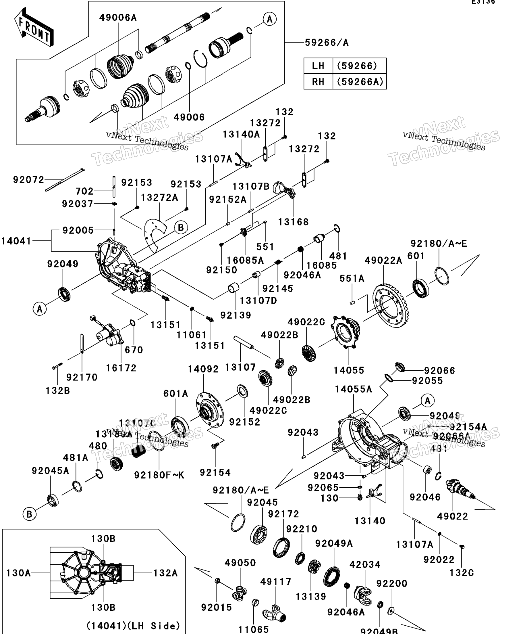 Привод Shaft-Front(Dcf)
