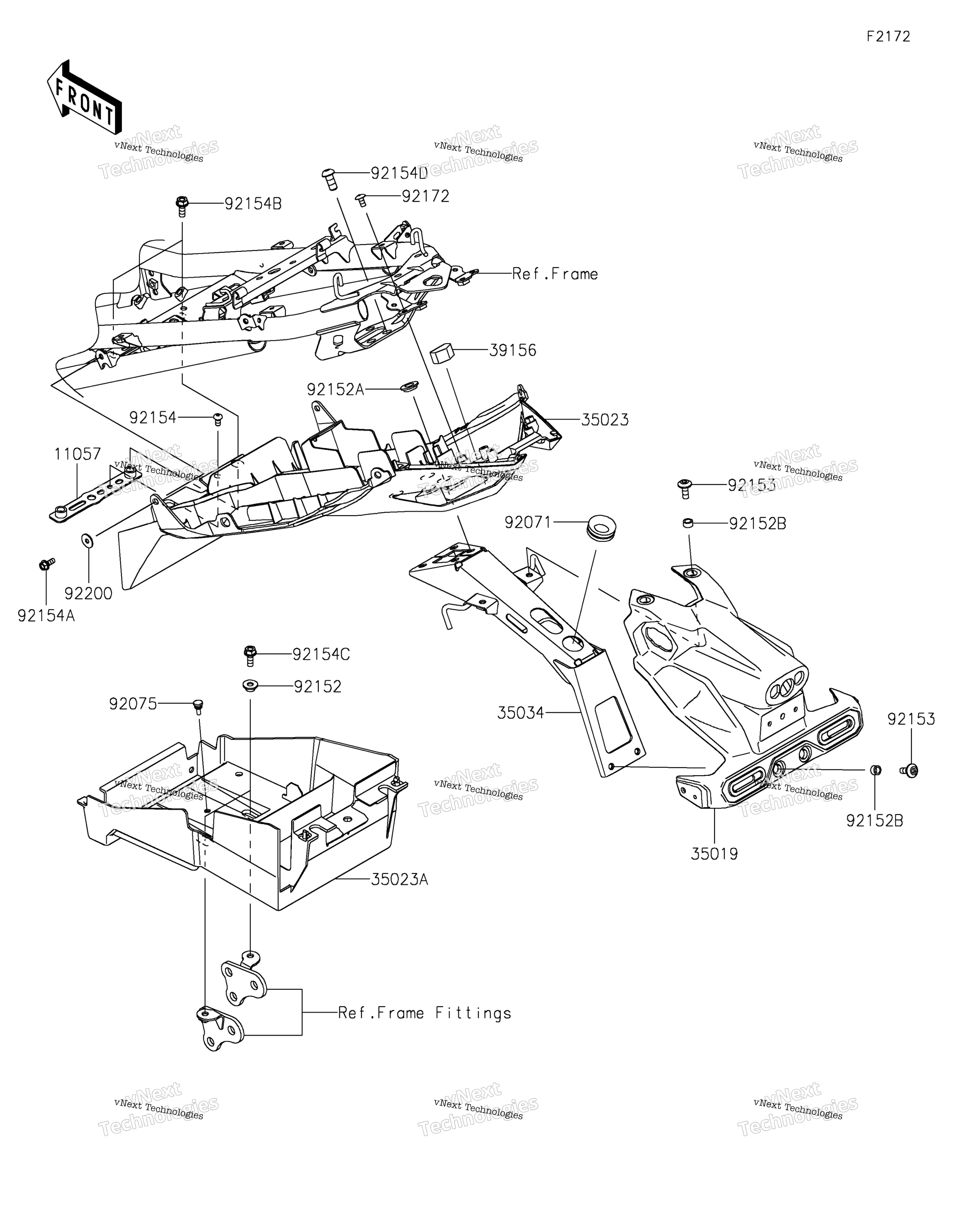 задний Fender(S)