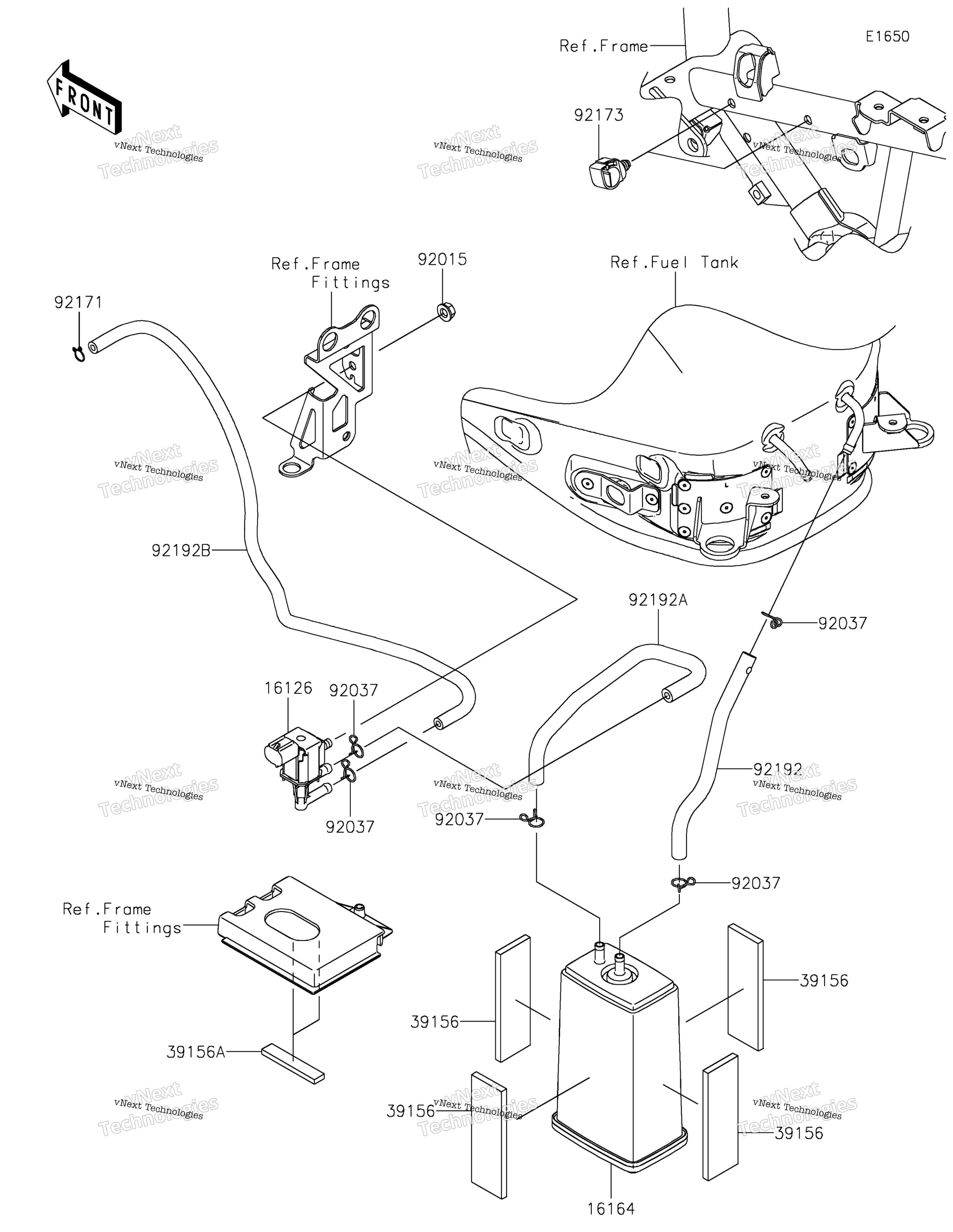 топливный Evaporative System(Ca)