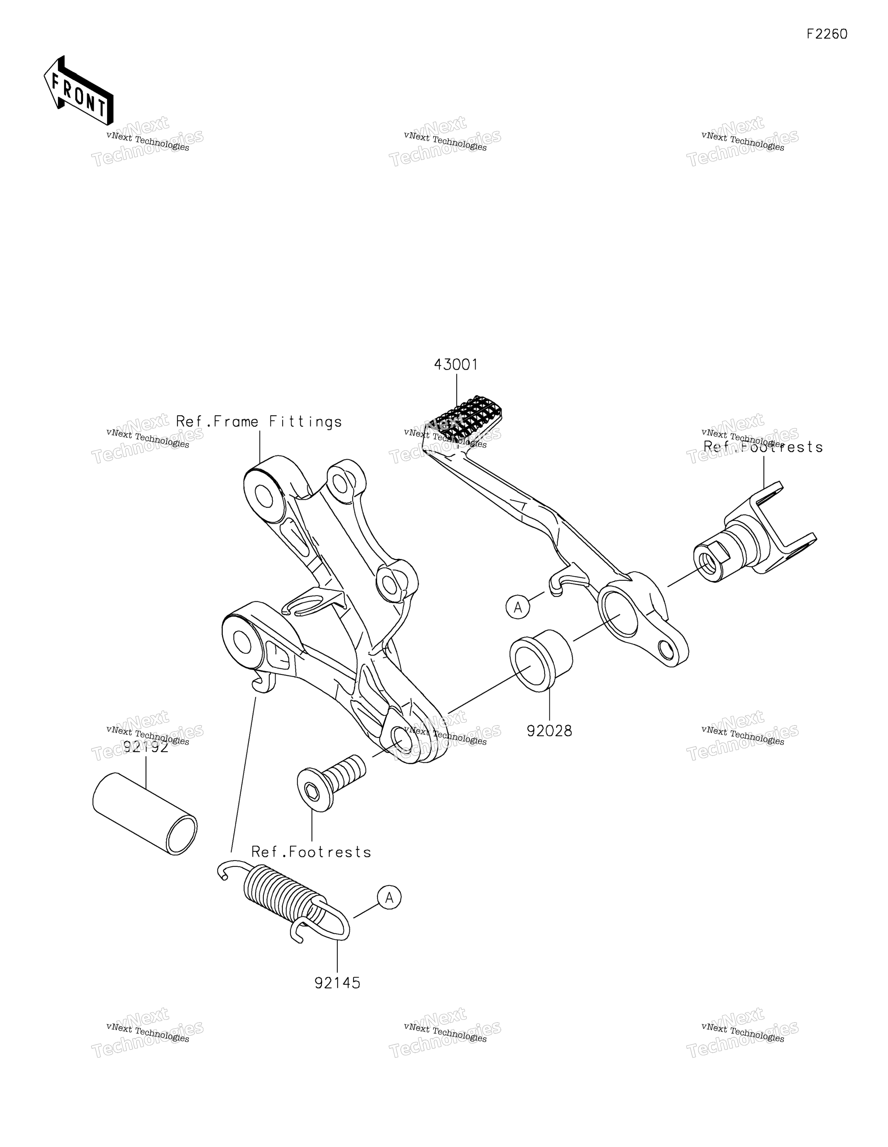 Тормоз Pedal/Torque Link