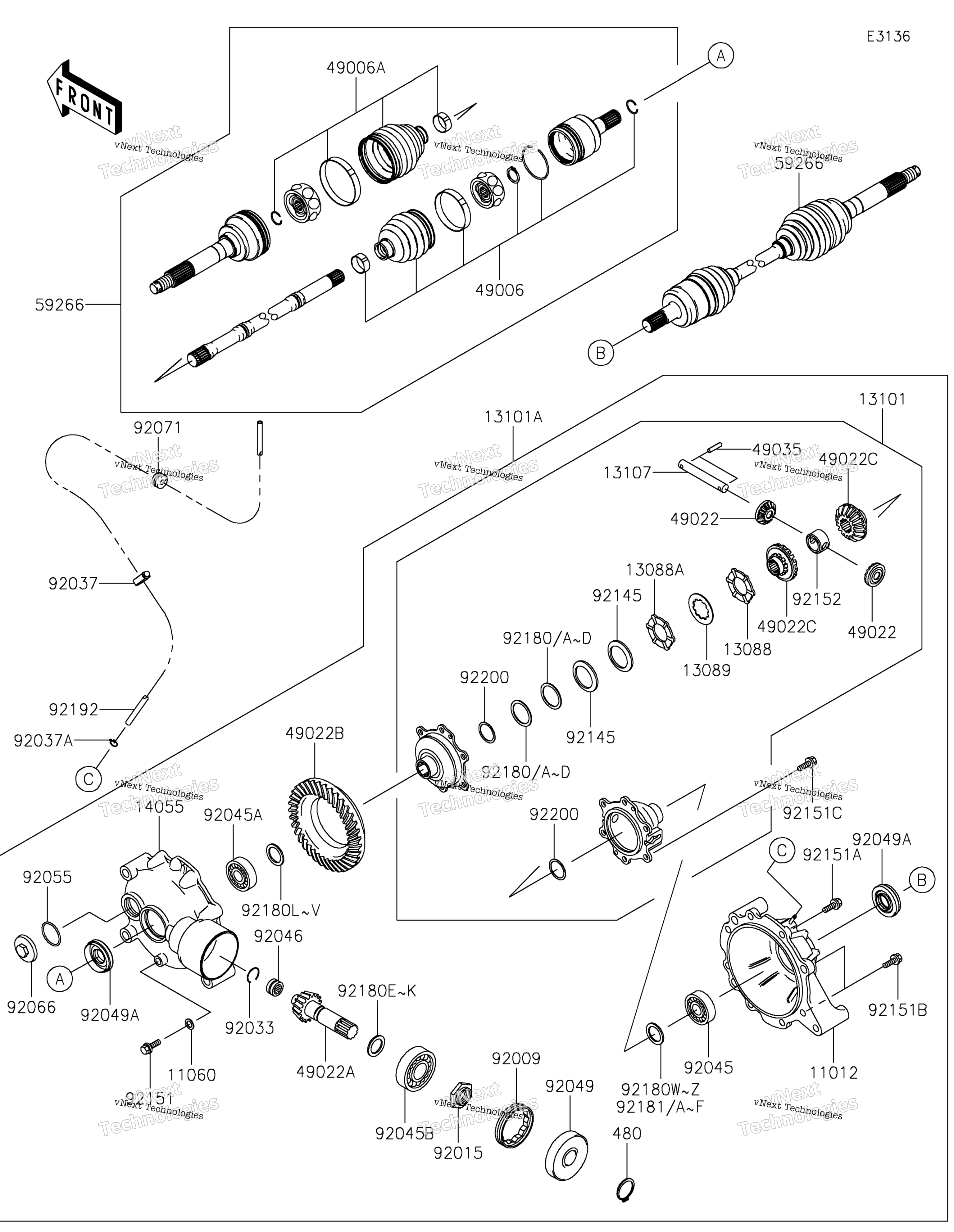 Привод Shaft-Front