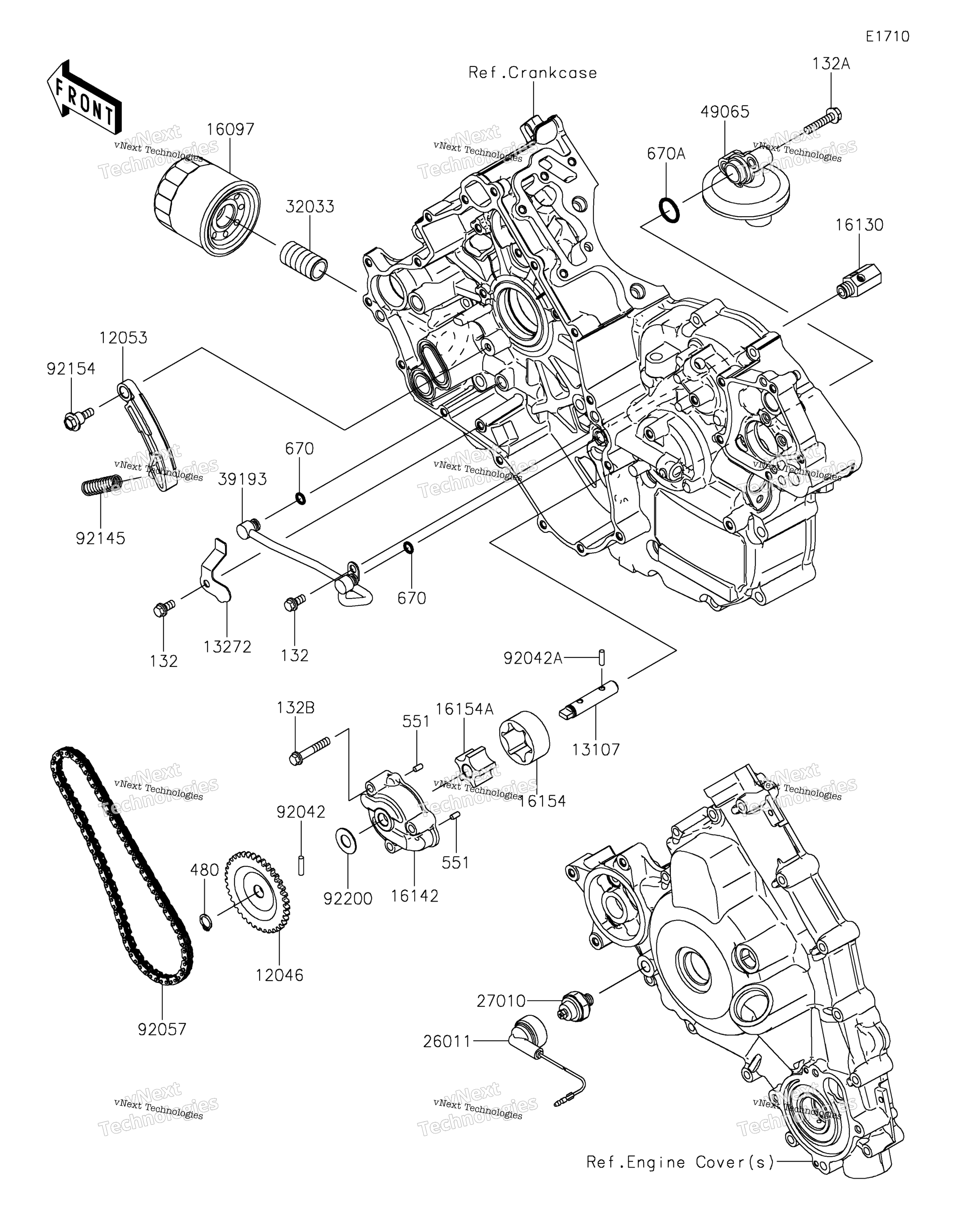 масляный насос / масляный фильтр