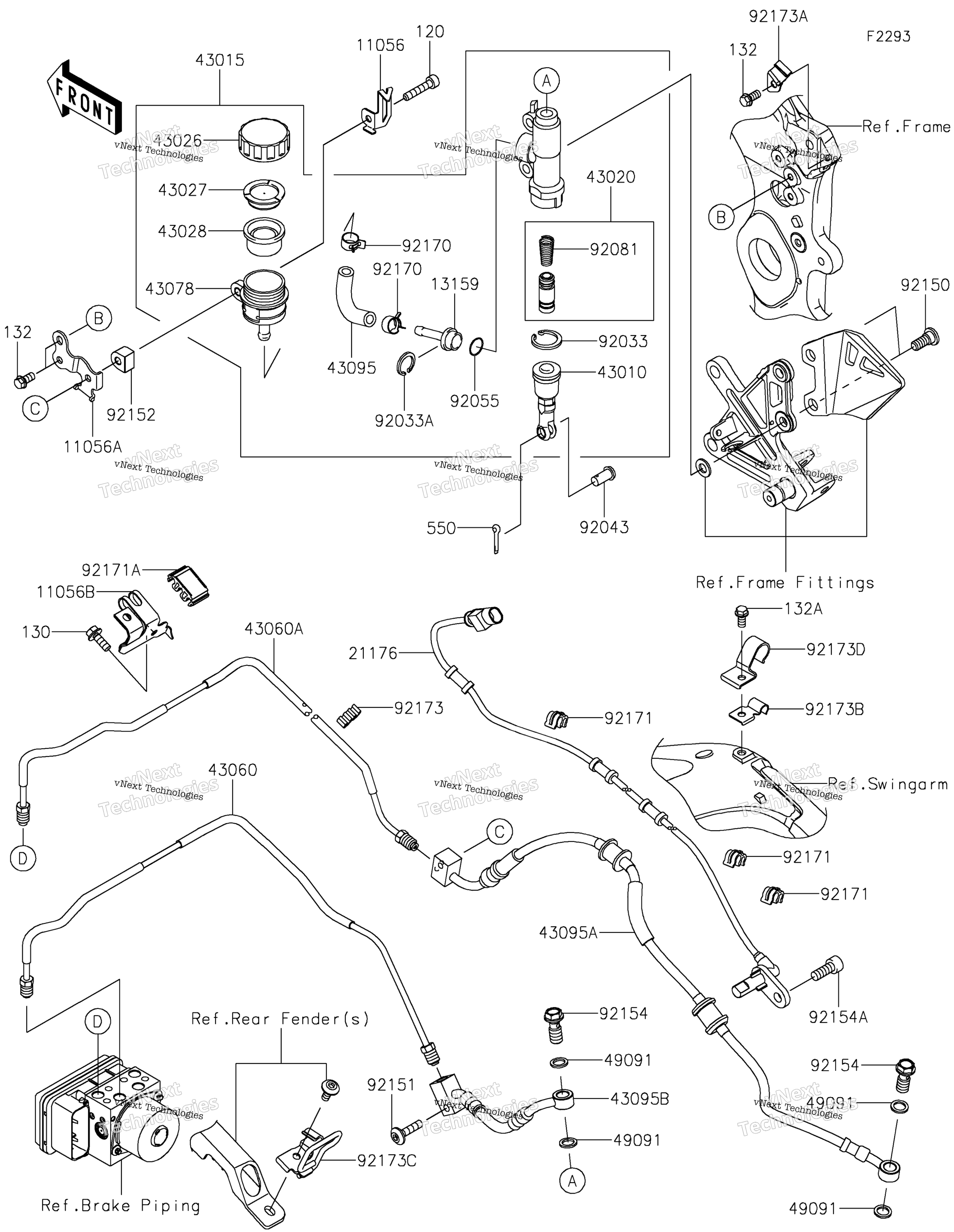 Задняя часть Master Cylinder 2