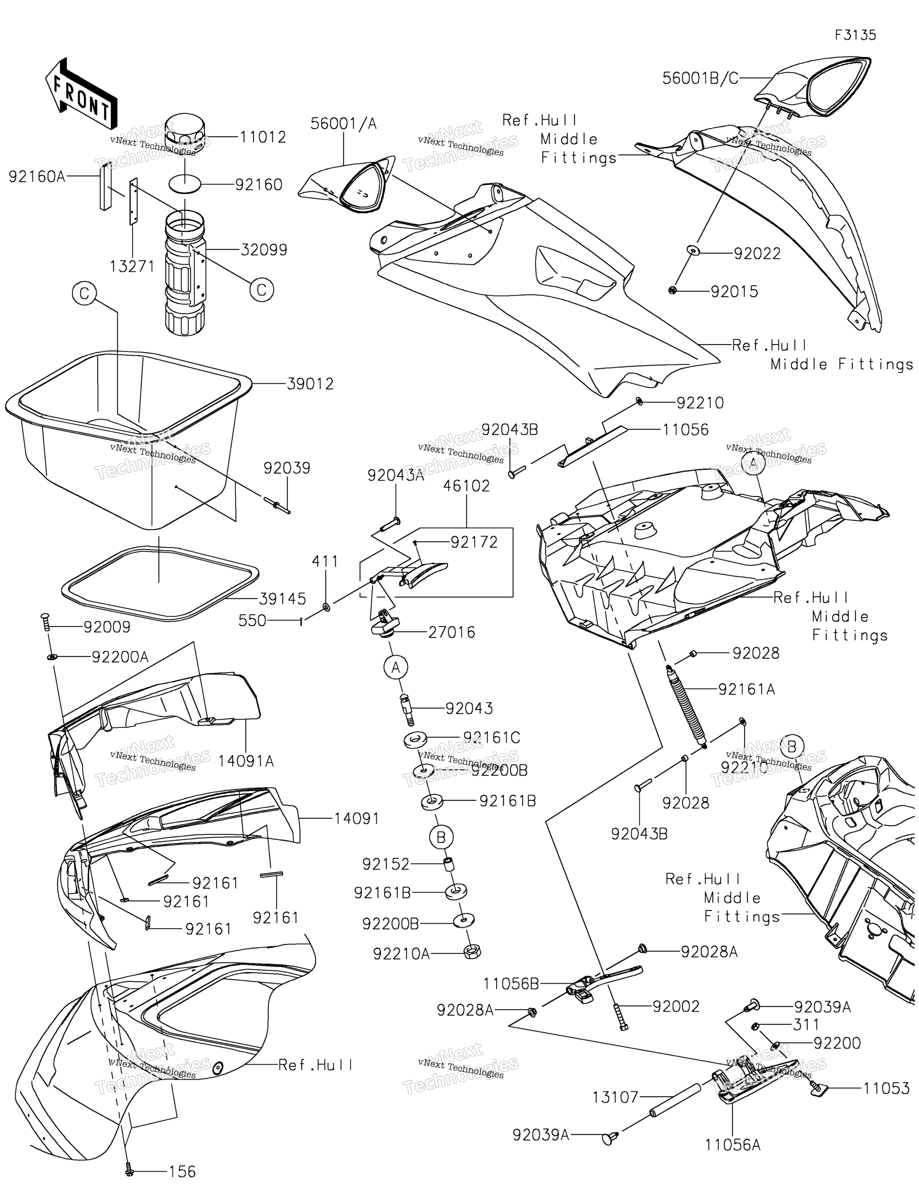 Корпус Front Fittings 2