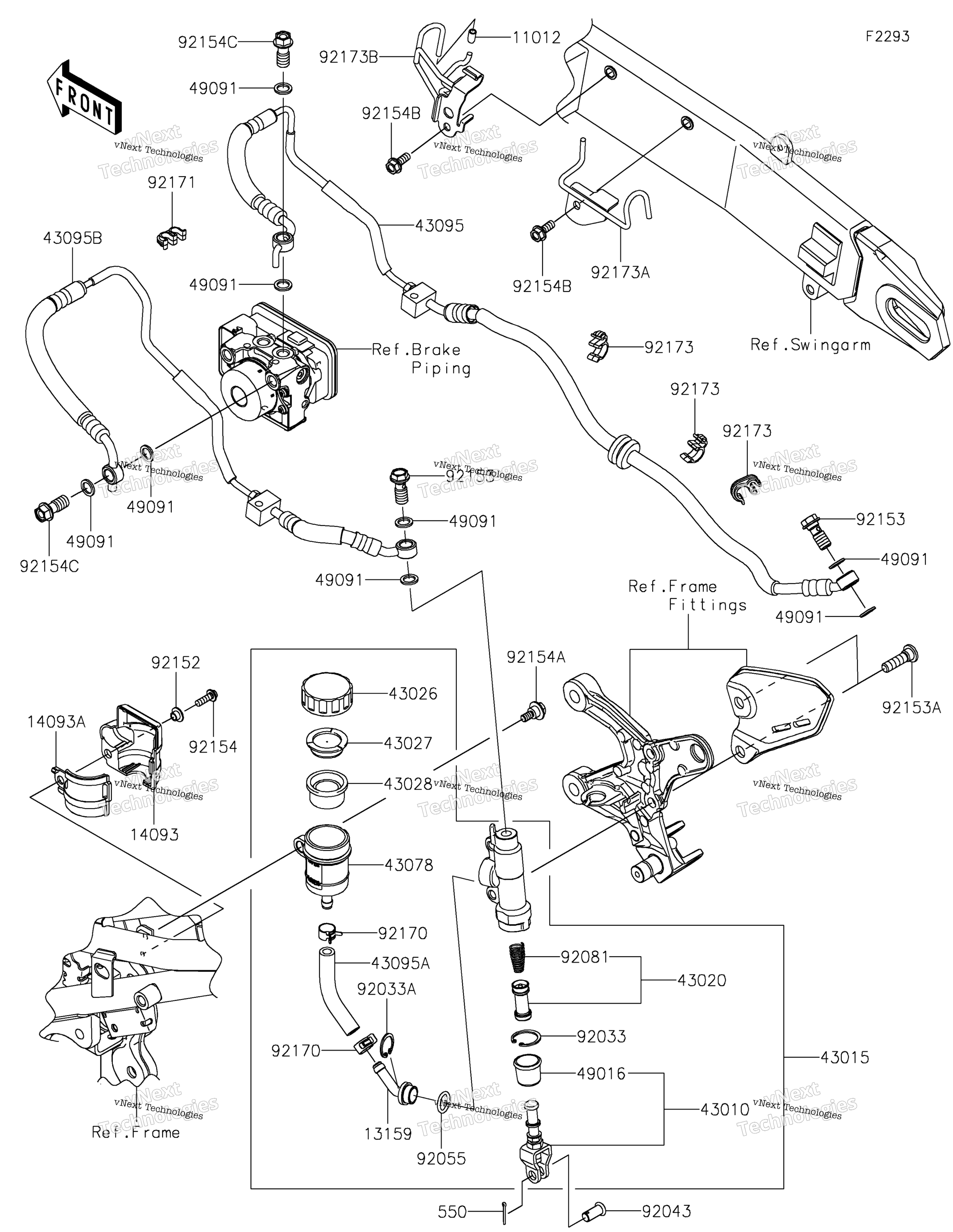 Задняя часть Master Cylinder 2