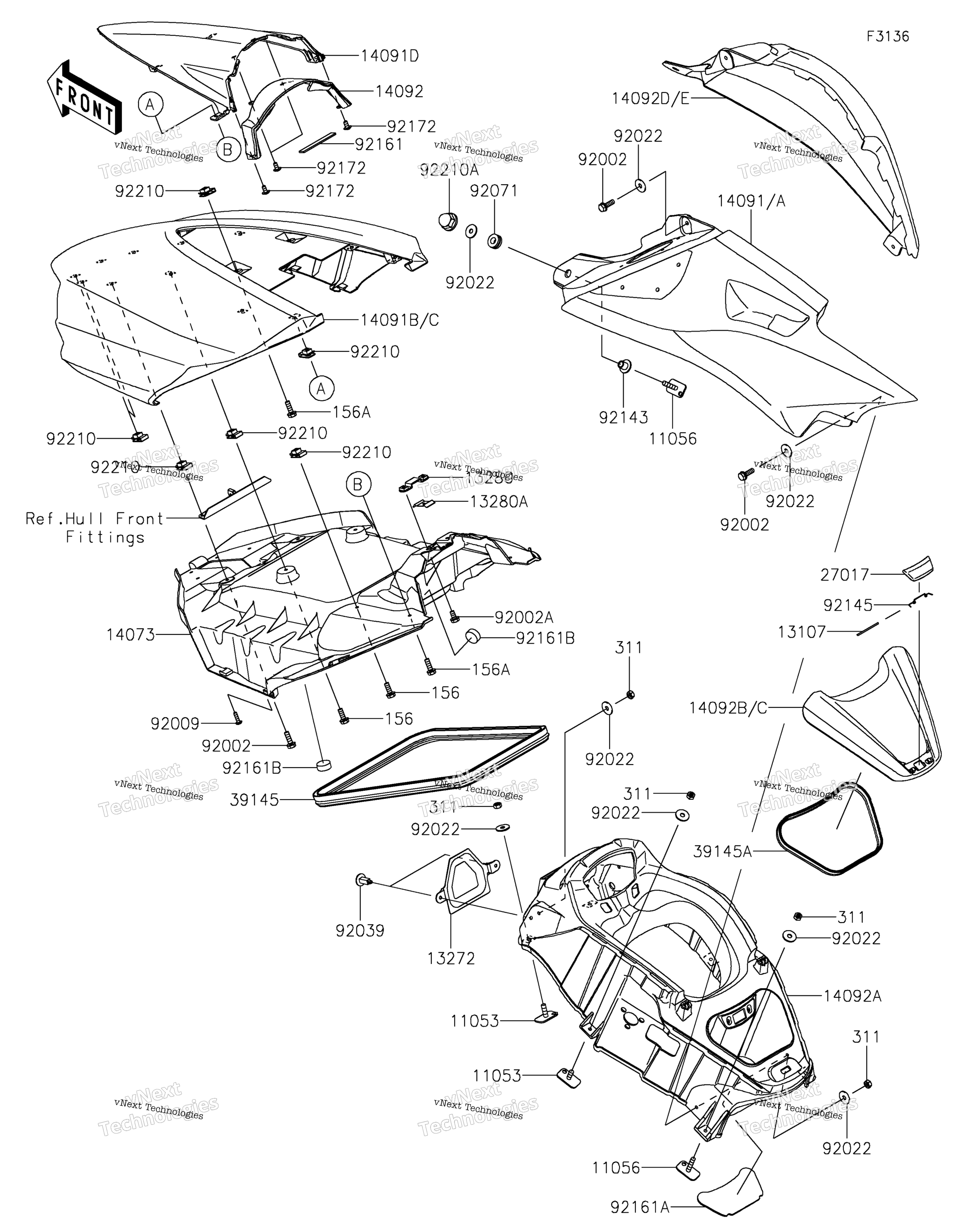 Корпус Middle Fittings