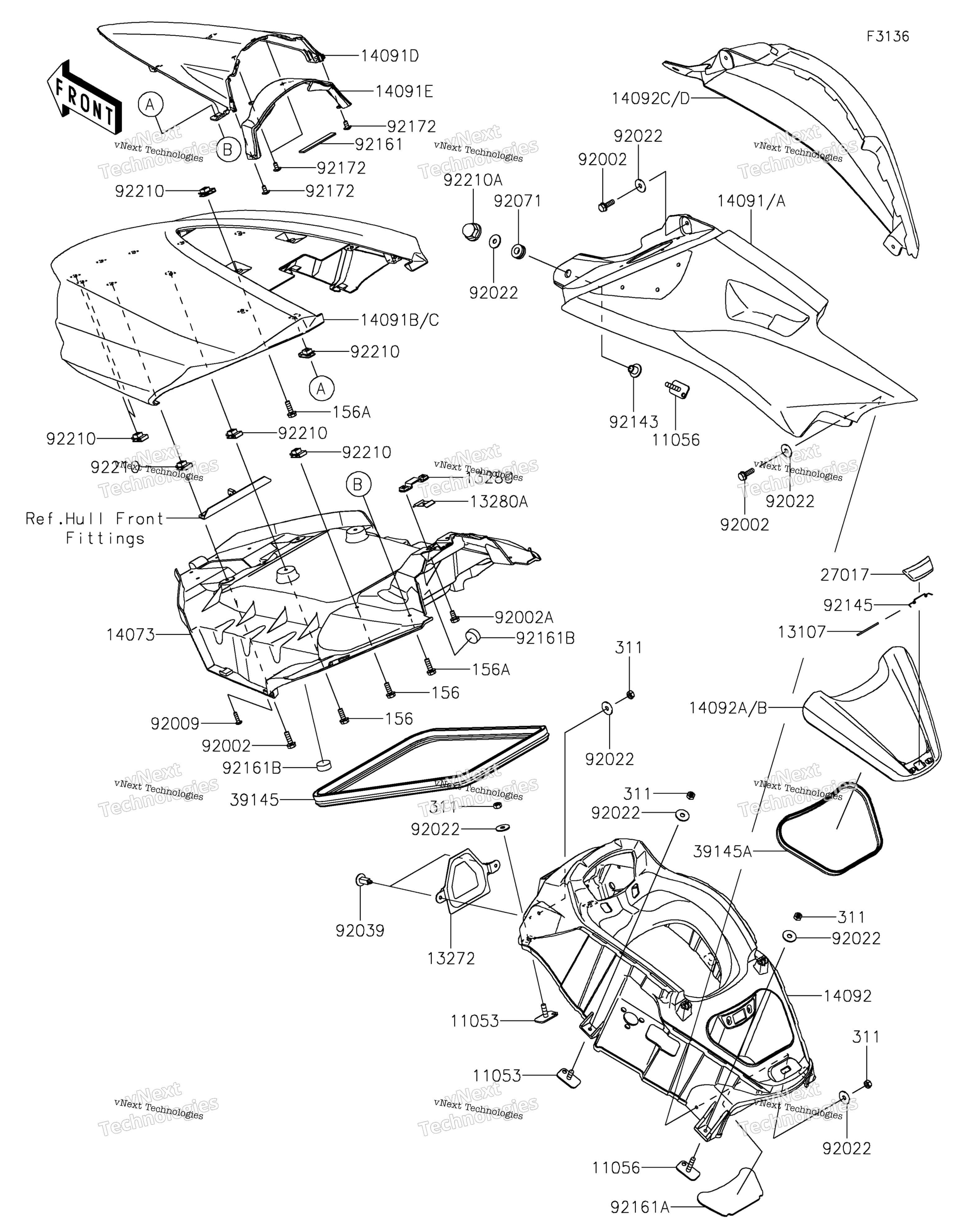 Корпус Middle Fittings