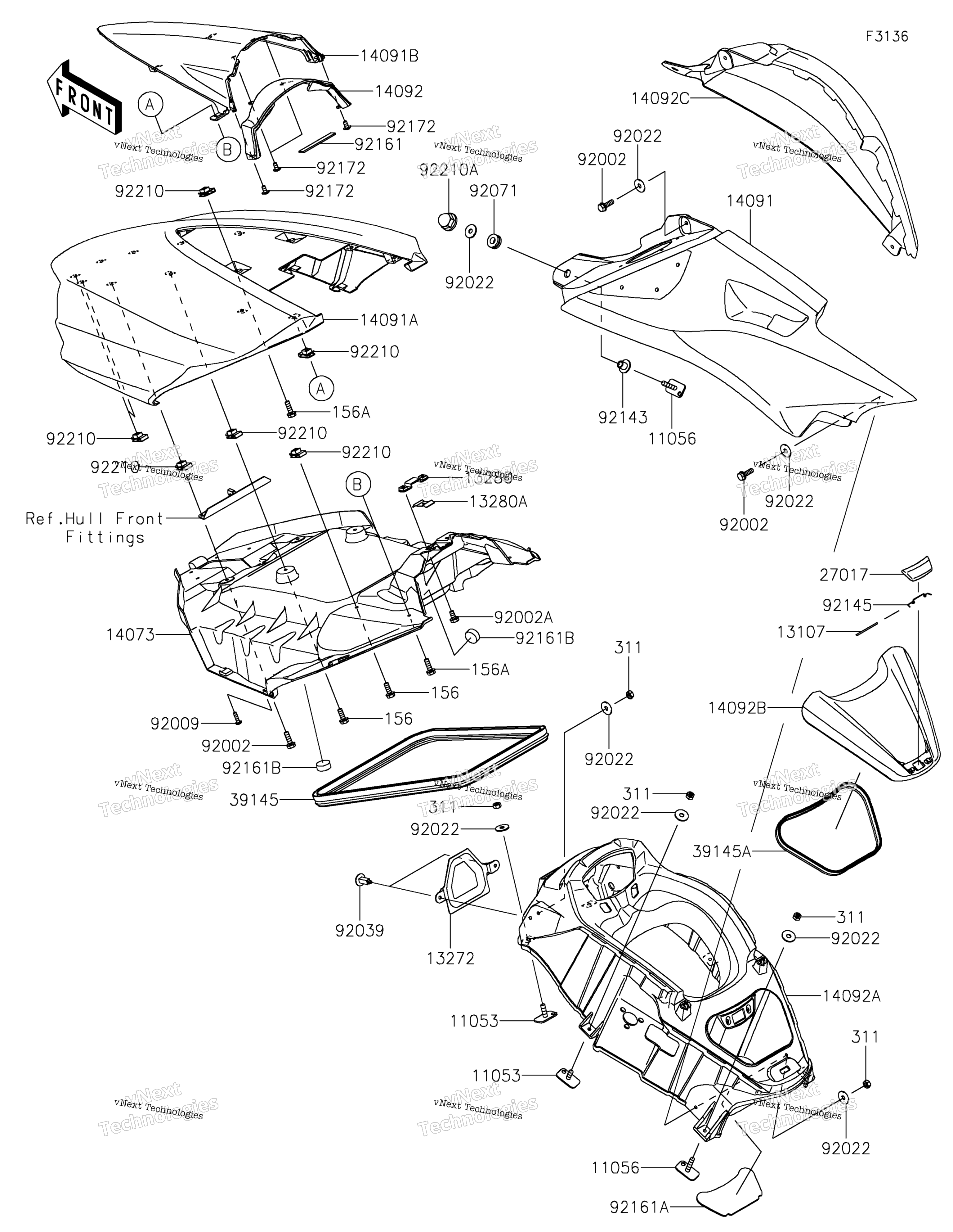 Корпус Middle Fittings