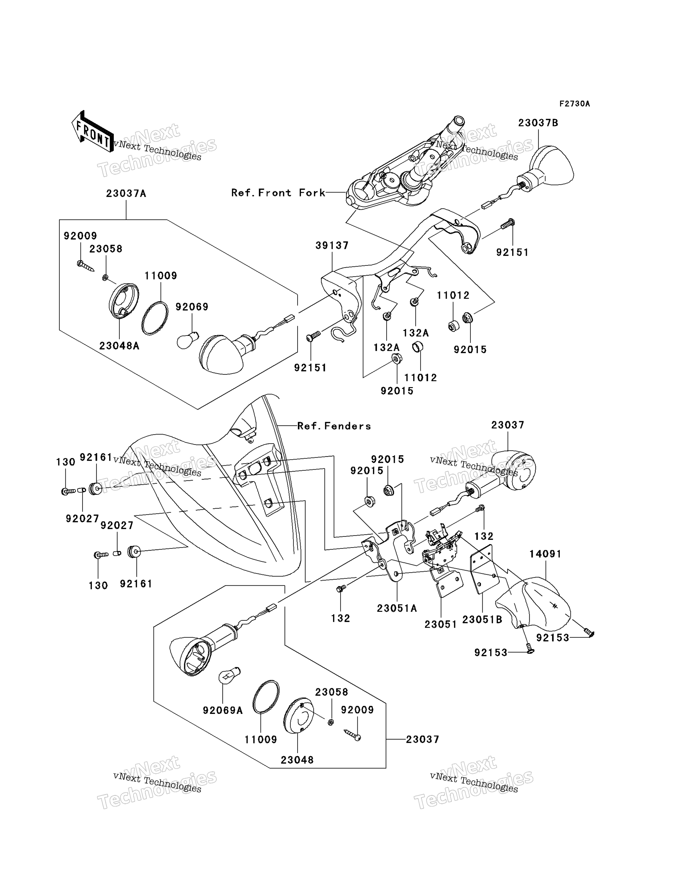 Turn Signals (Jkavn2d1 7A011497 )