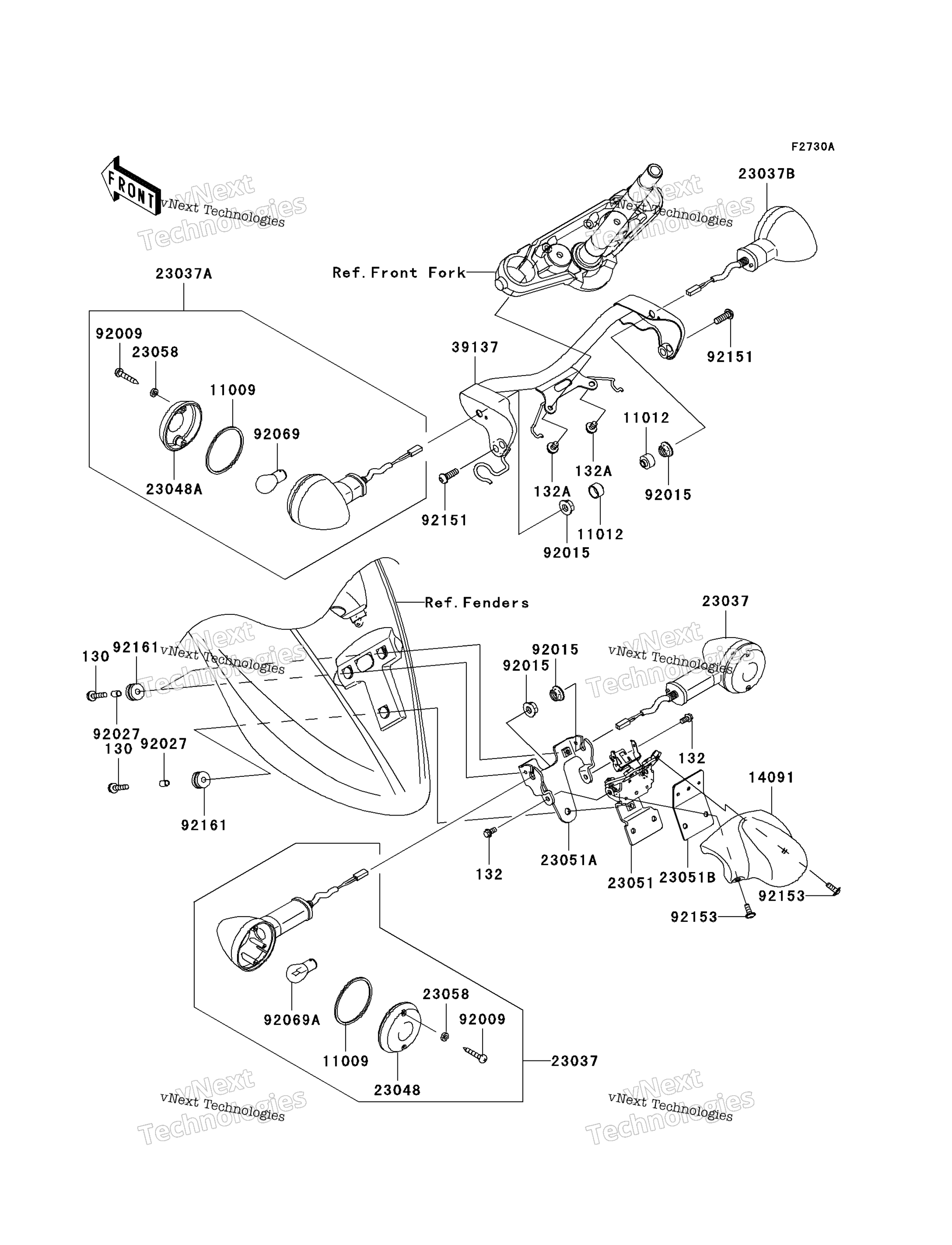 Turn Signals (Jkavn2b1 7A016370 )