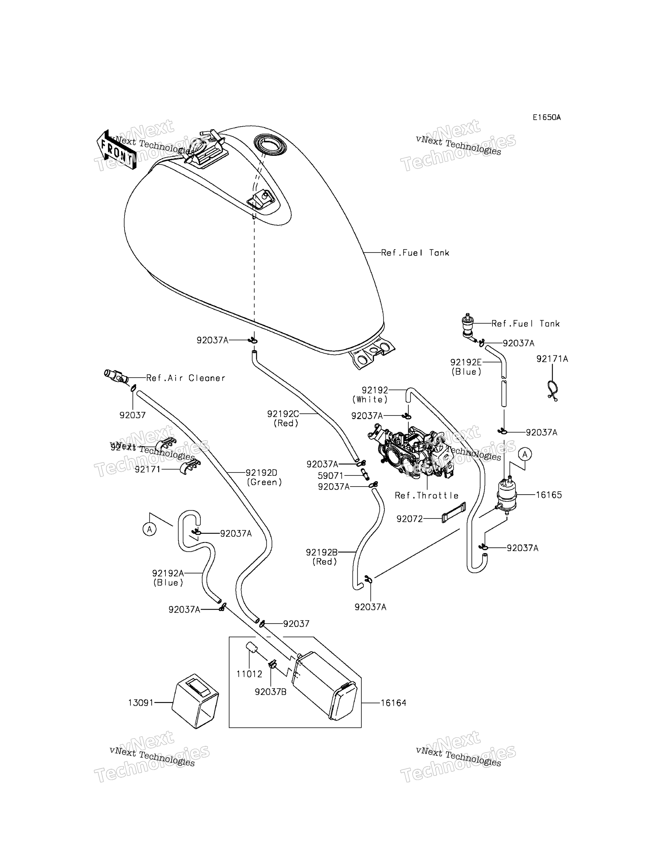 топливный Evaporative System (Dcf Dff)(Ca)