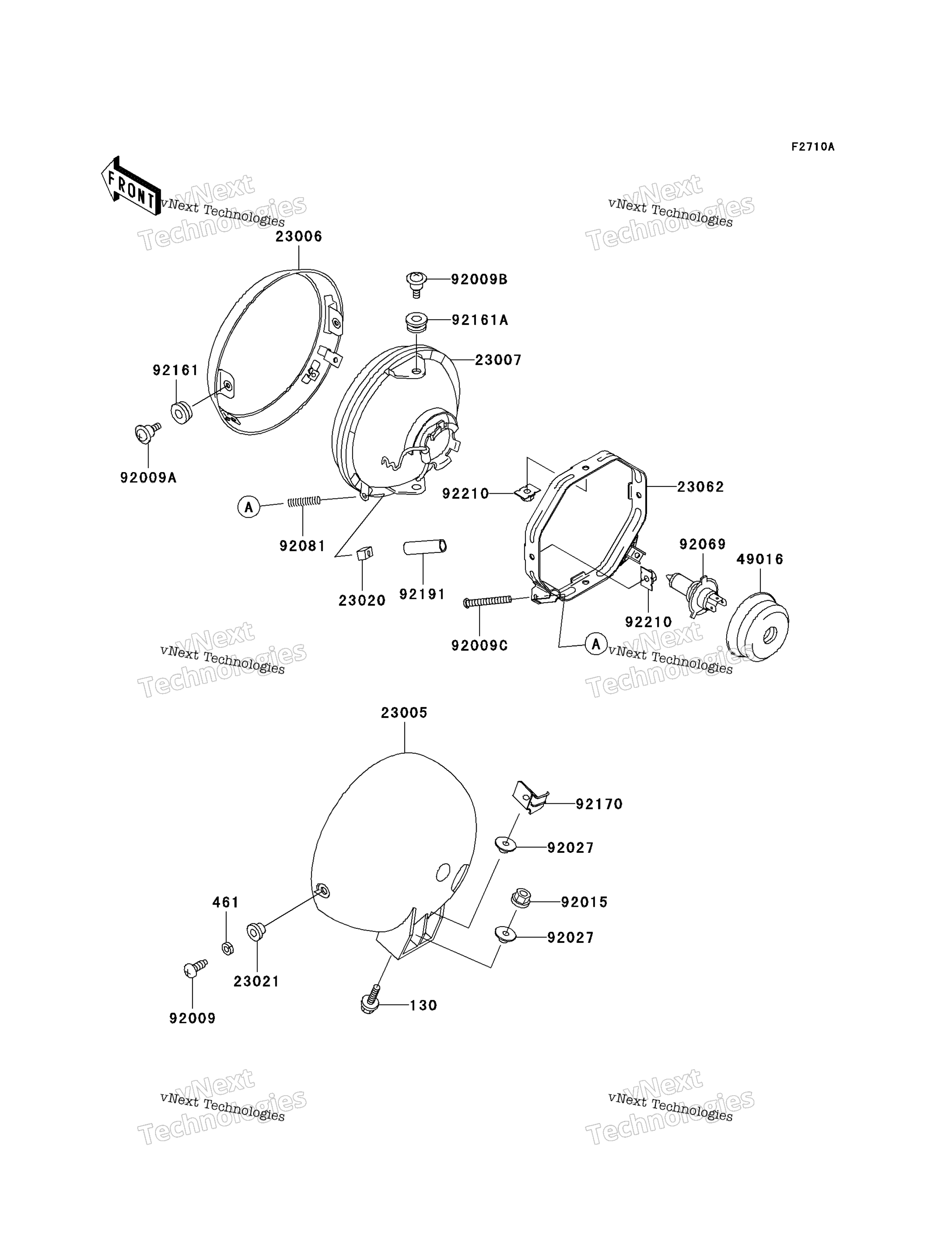 Фары (Vn800-A7-A9)