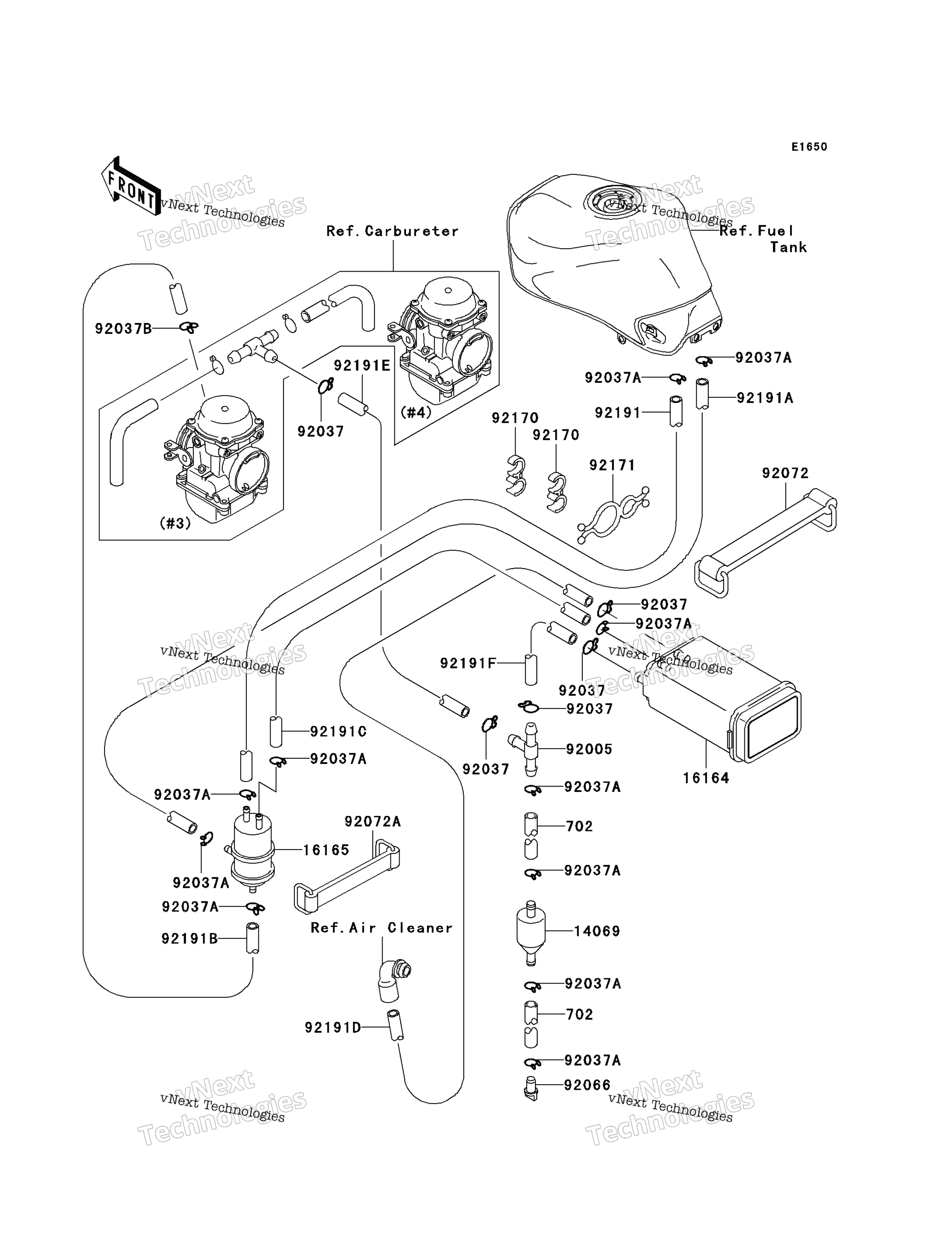 топливный Evaporative System (Ca)(H1 H3)