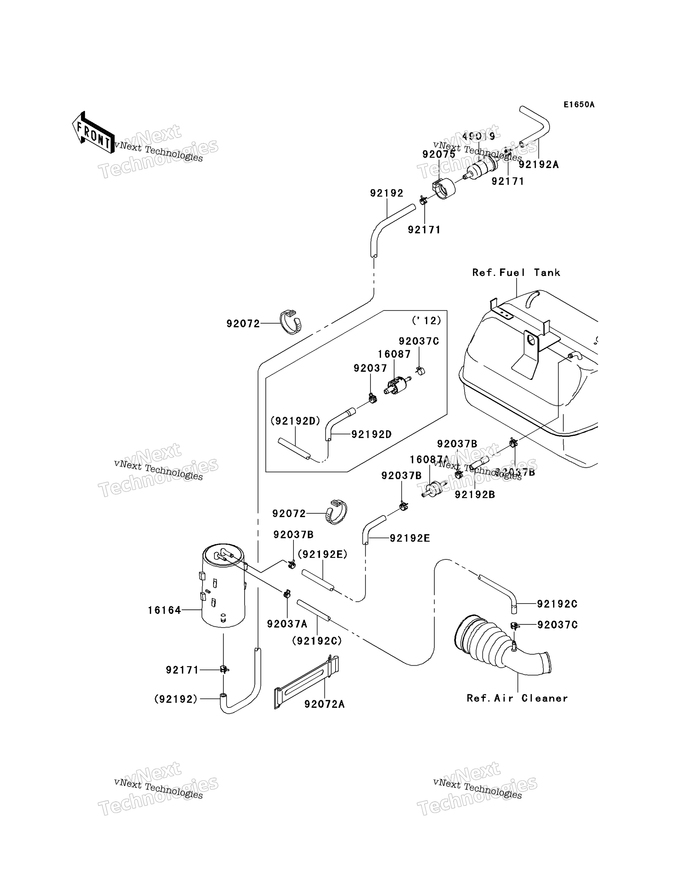 топливный Evaporative System (Dcf Def)
