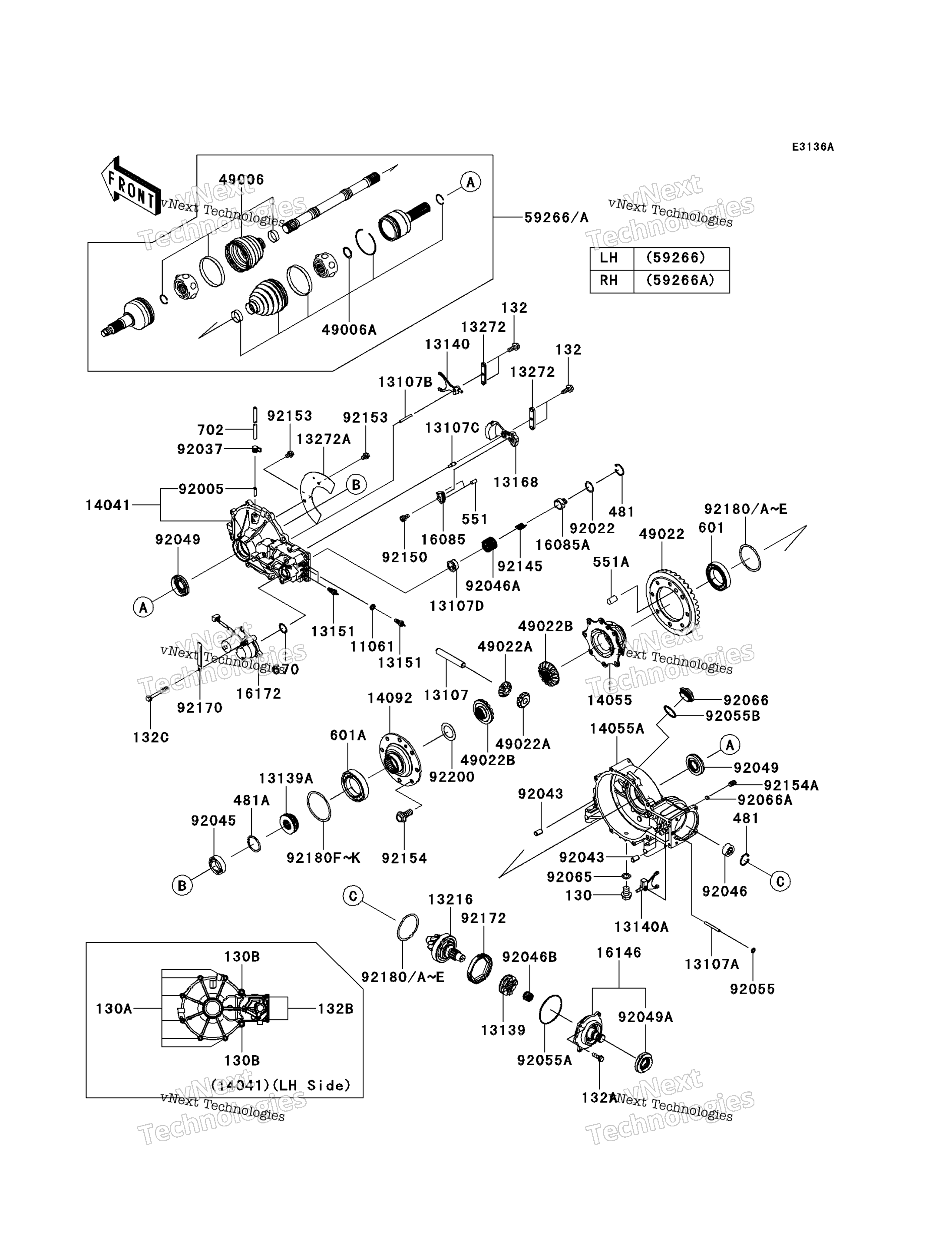 Привод Shaft-Fr (Jkbrtcb1 Eb500853-)