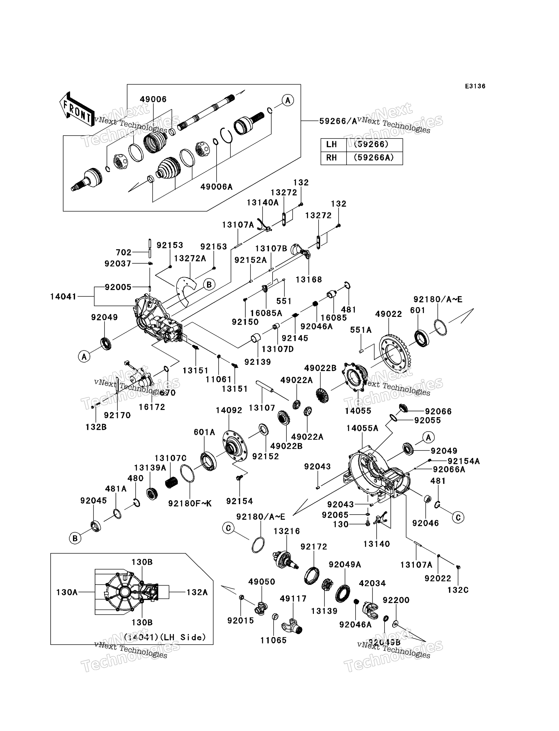Привод Shaft-Fr (-Jkbrtcc1 Eb500153)