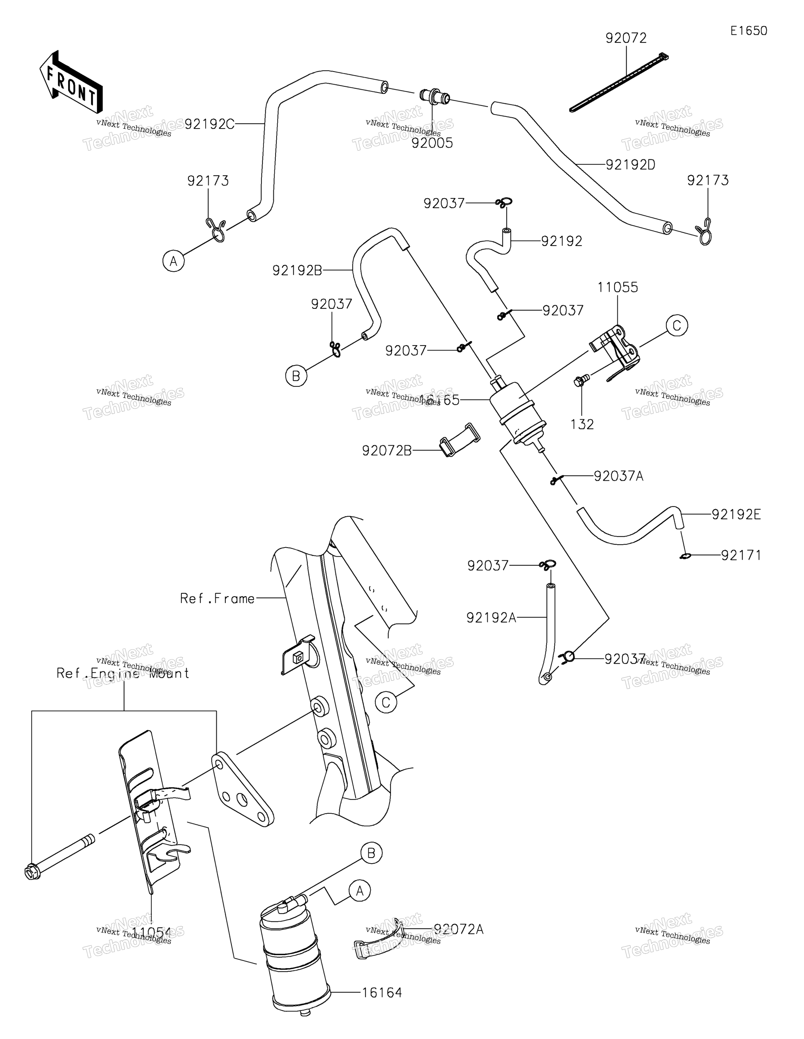 топливный Evaporative System(Ca)