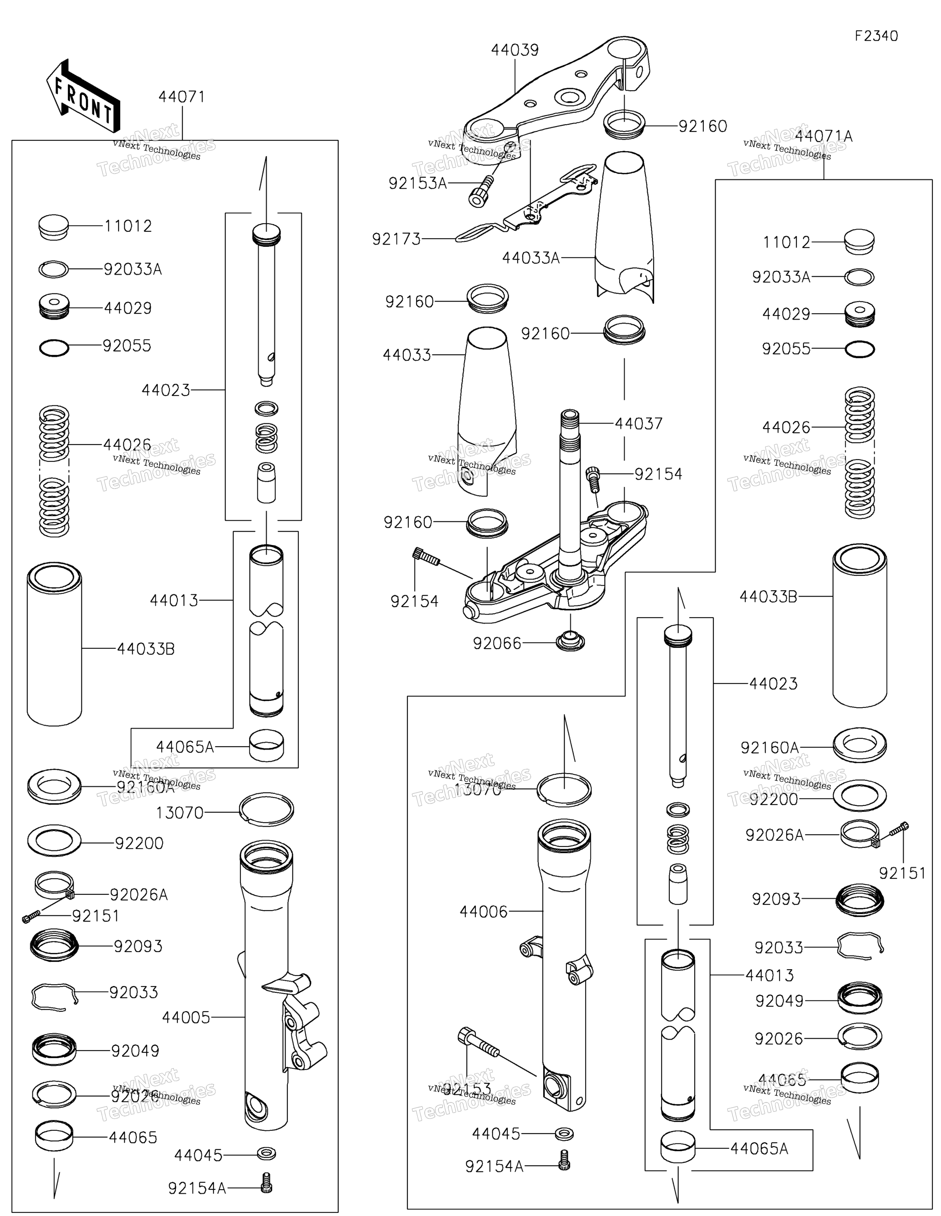 Передняя вилка