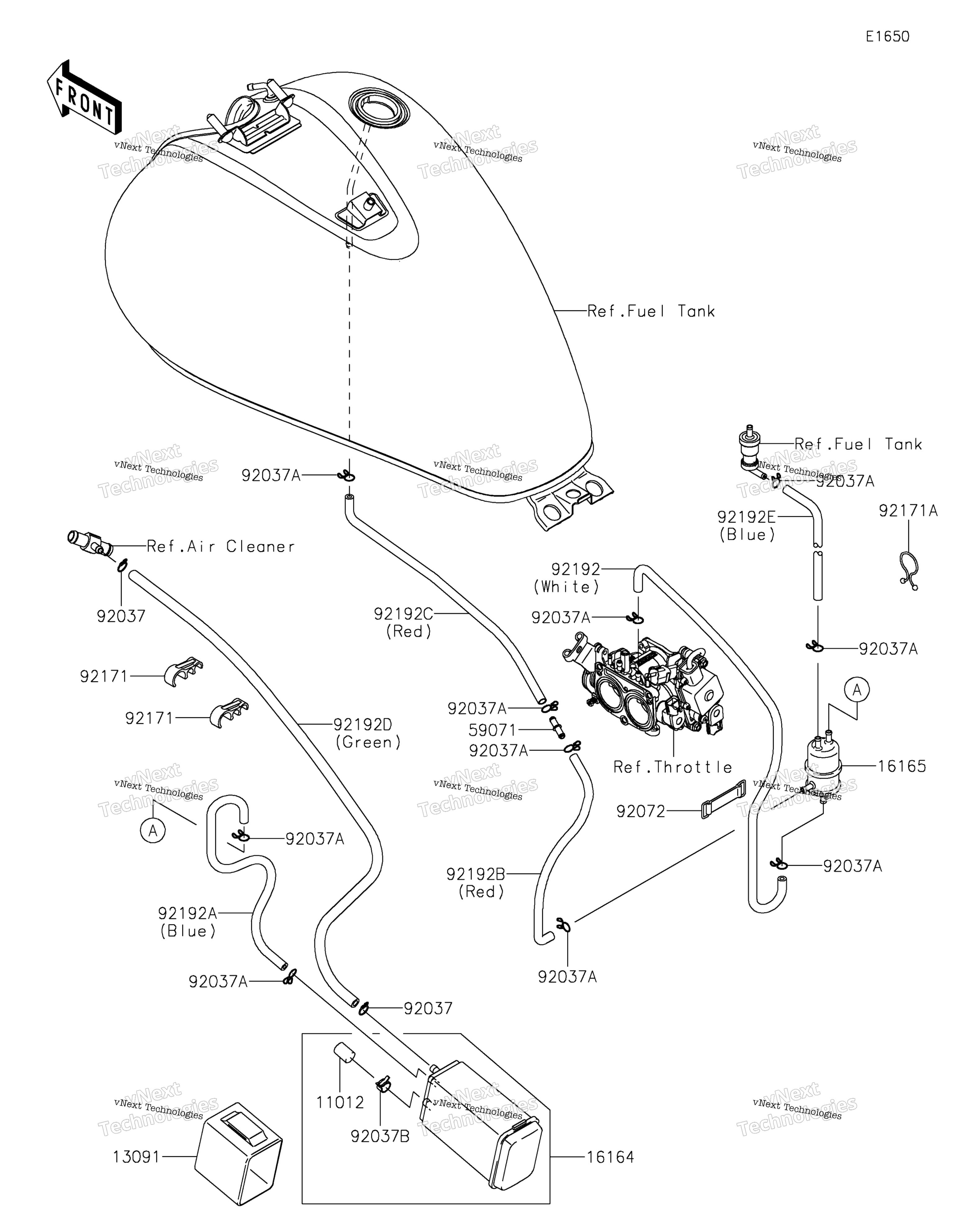 топливный Evaporative System(Ca)