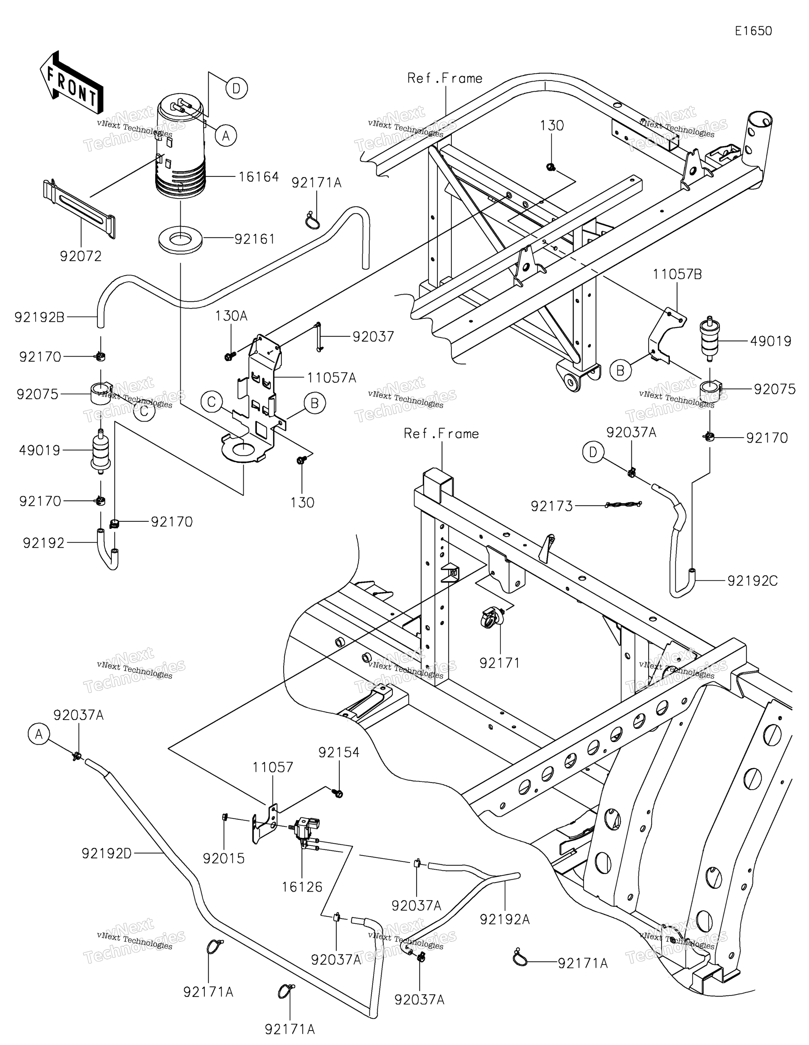 топливный Evaporative System(Ca)