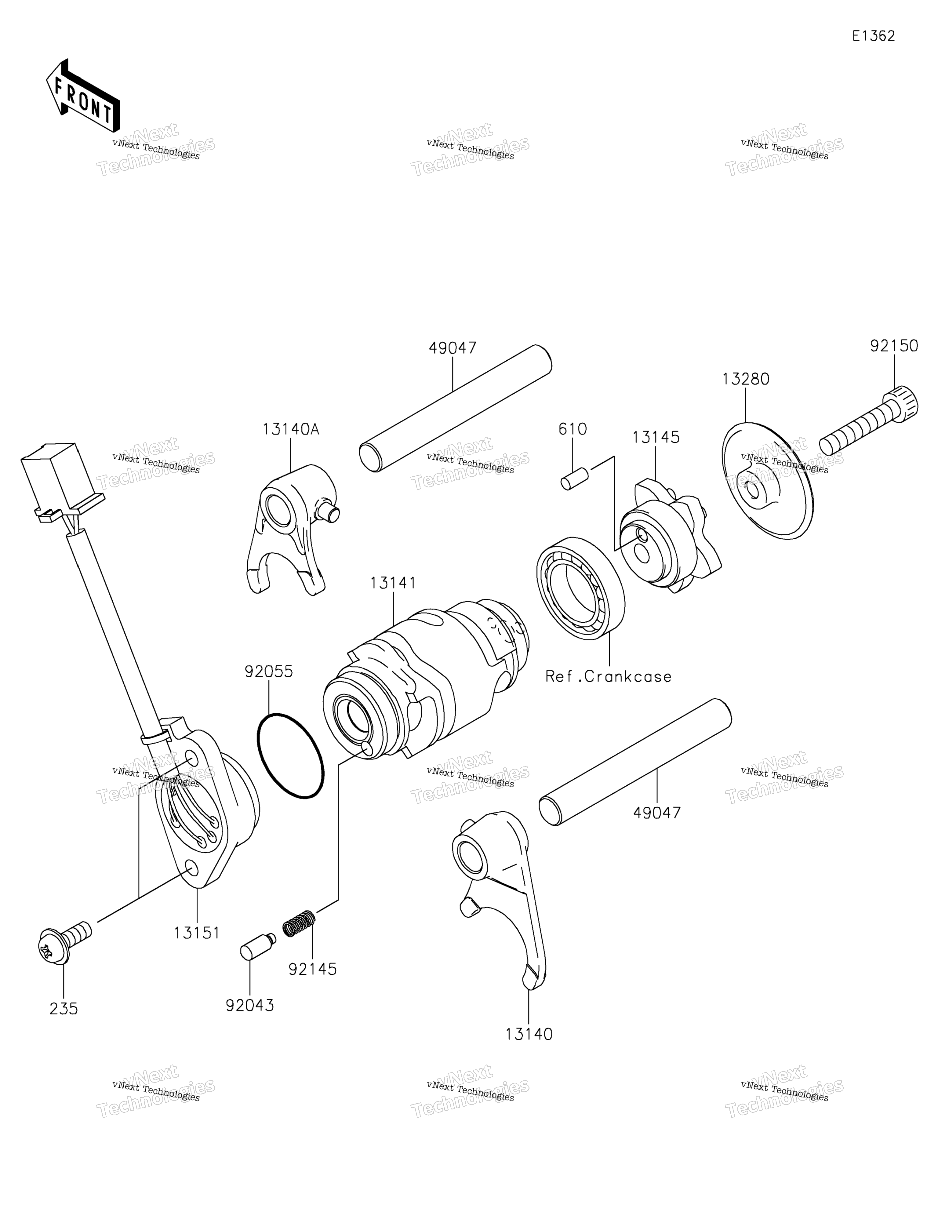 передача Change Drum / Shift Fork(S)