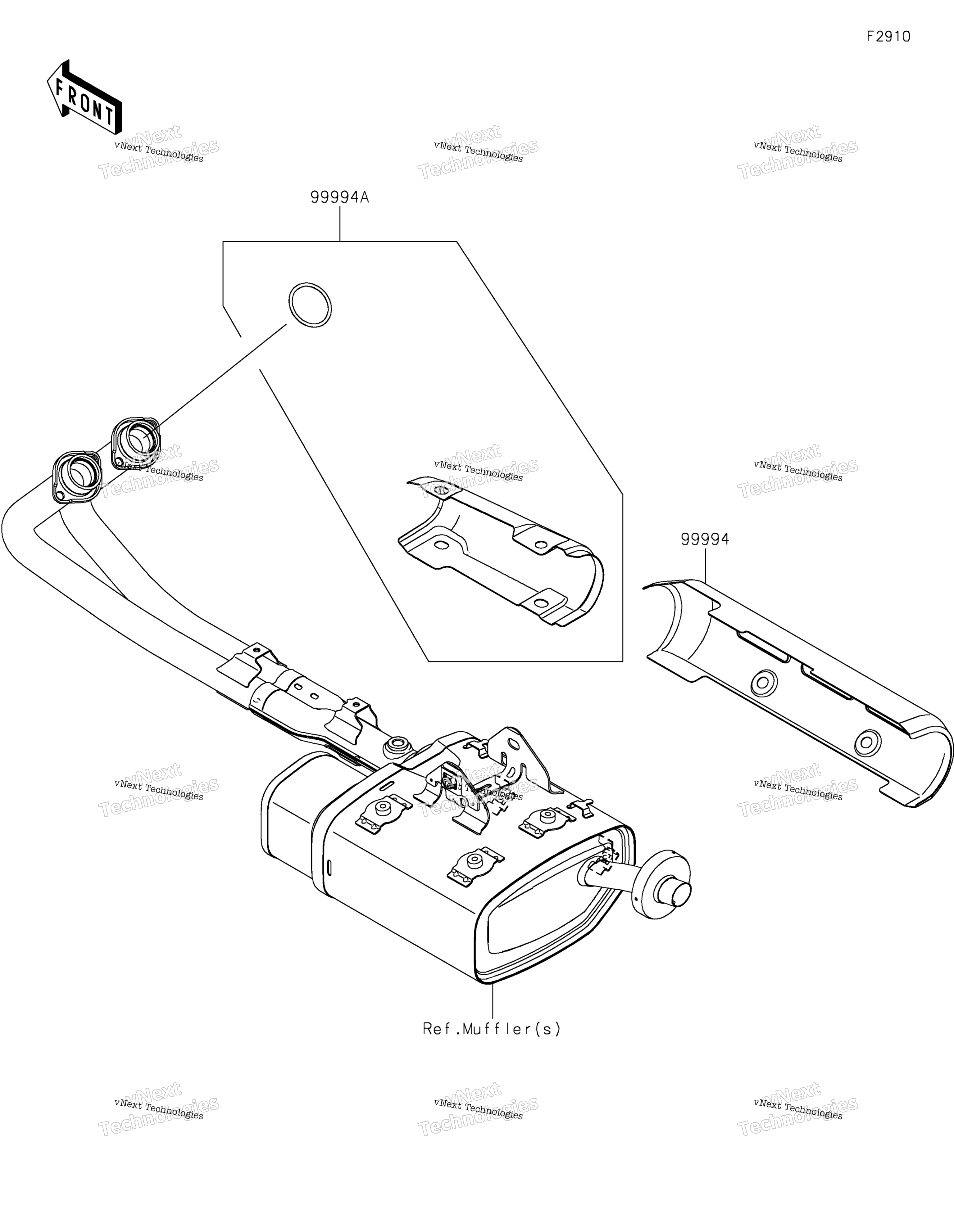 Accessory(Muffler крышка 2
