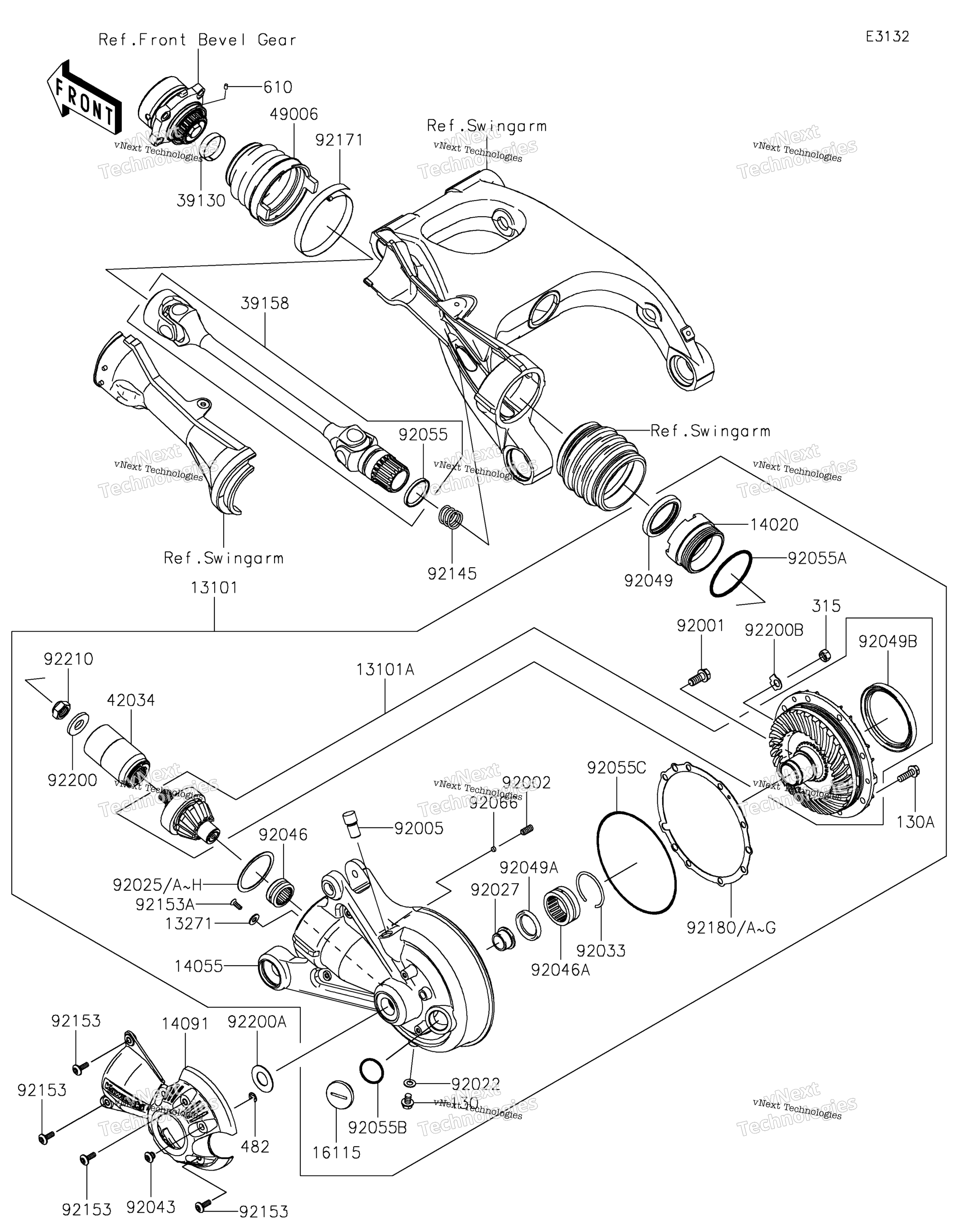 Привод Shaft/Final Gear