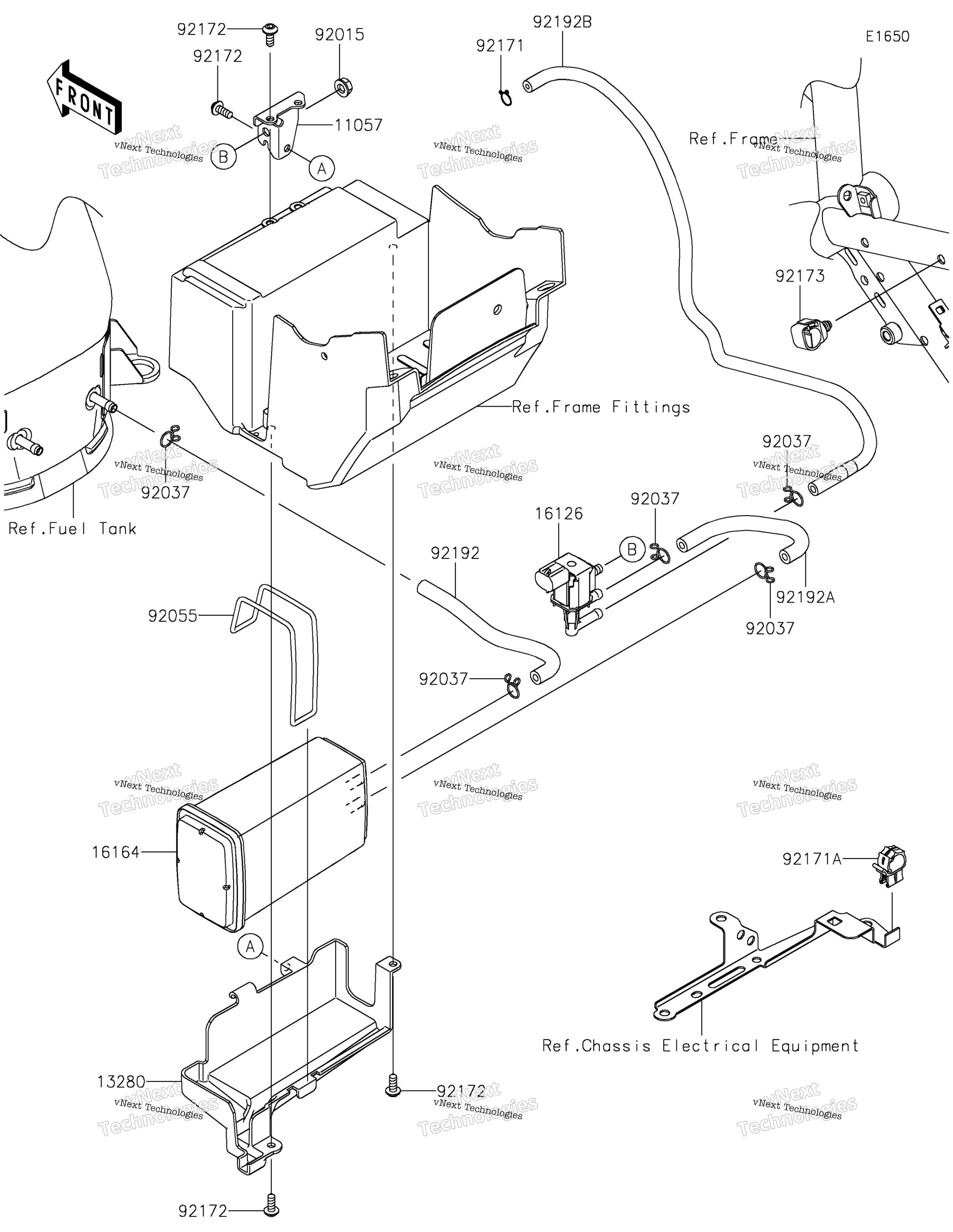 топливный Evaporative System(Ca)