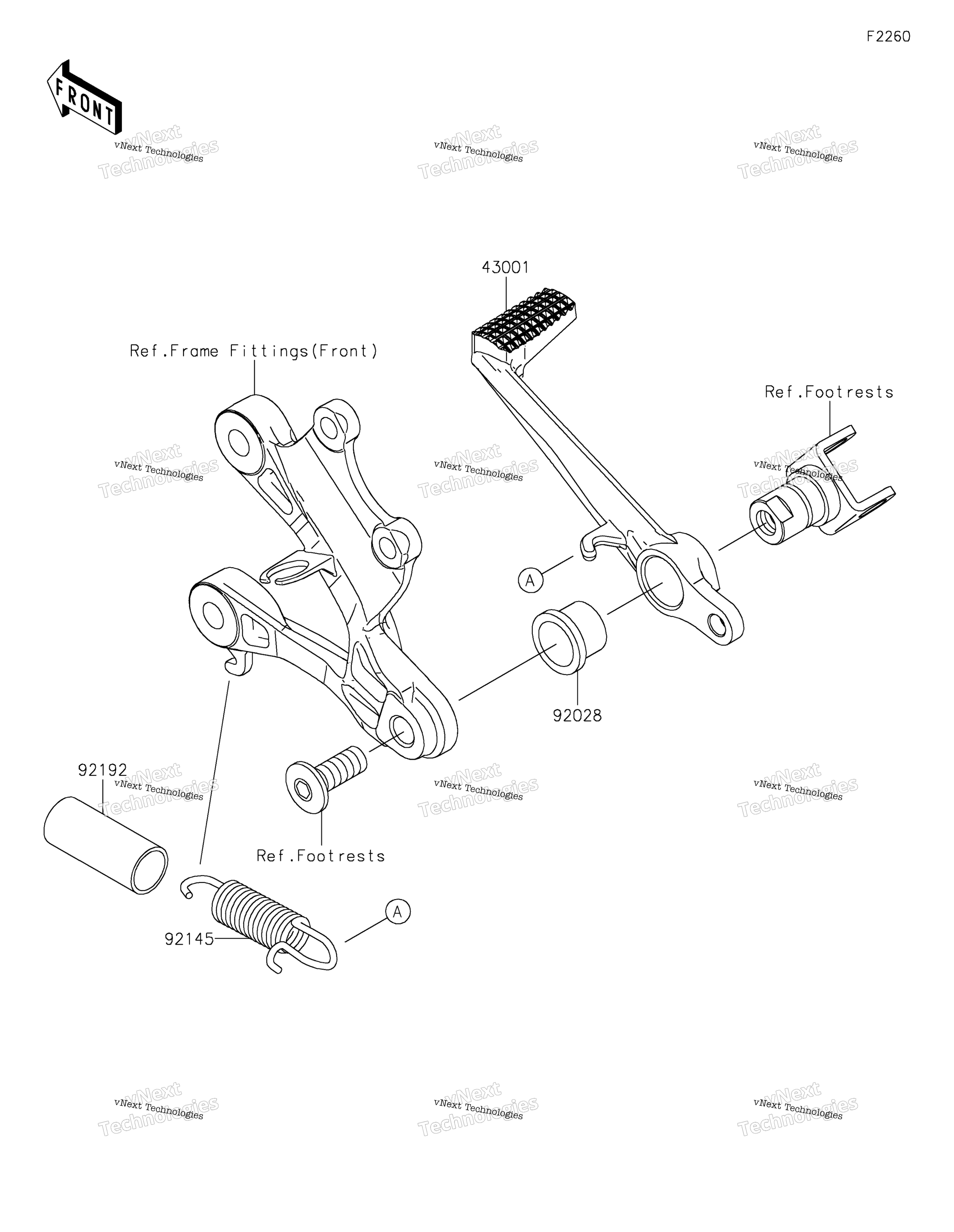 Тормоз Pedal/Torque Link
