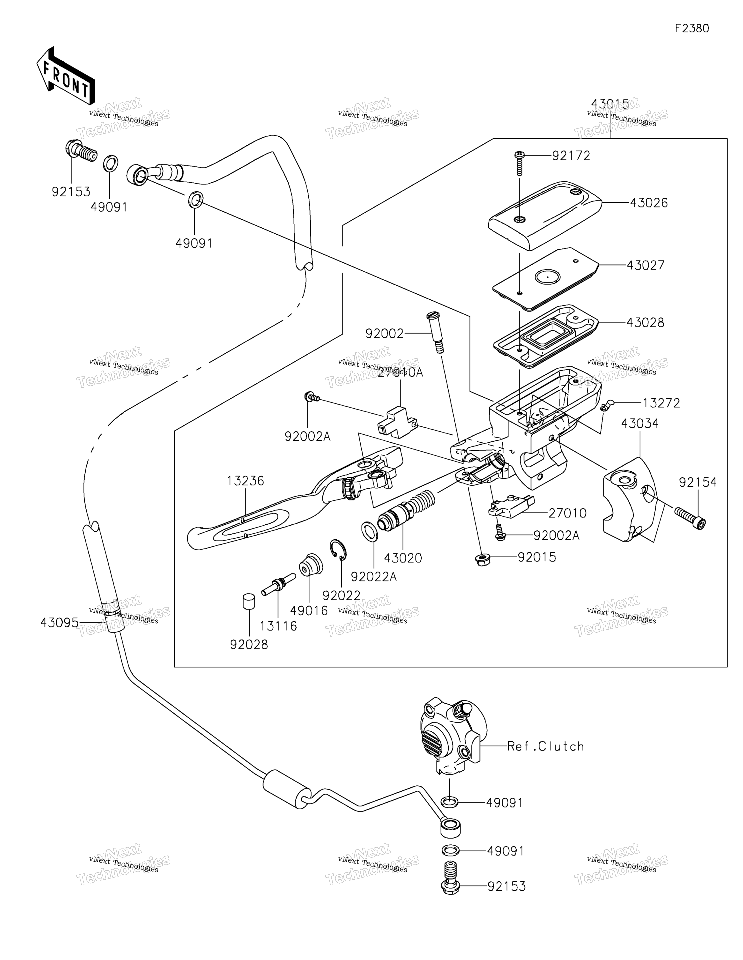 Сцепление MASTER CYLINDER