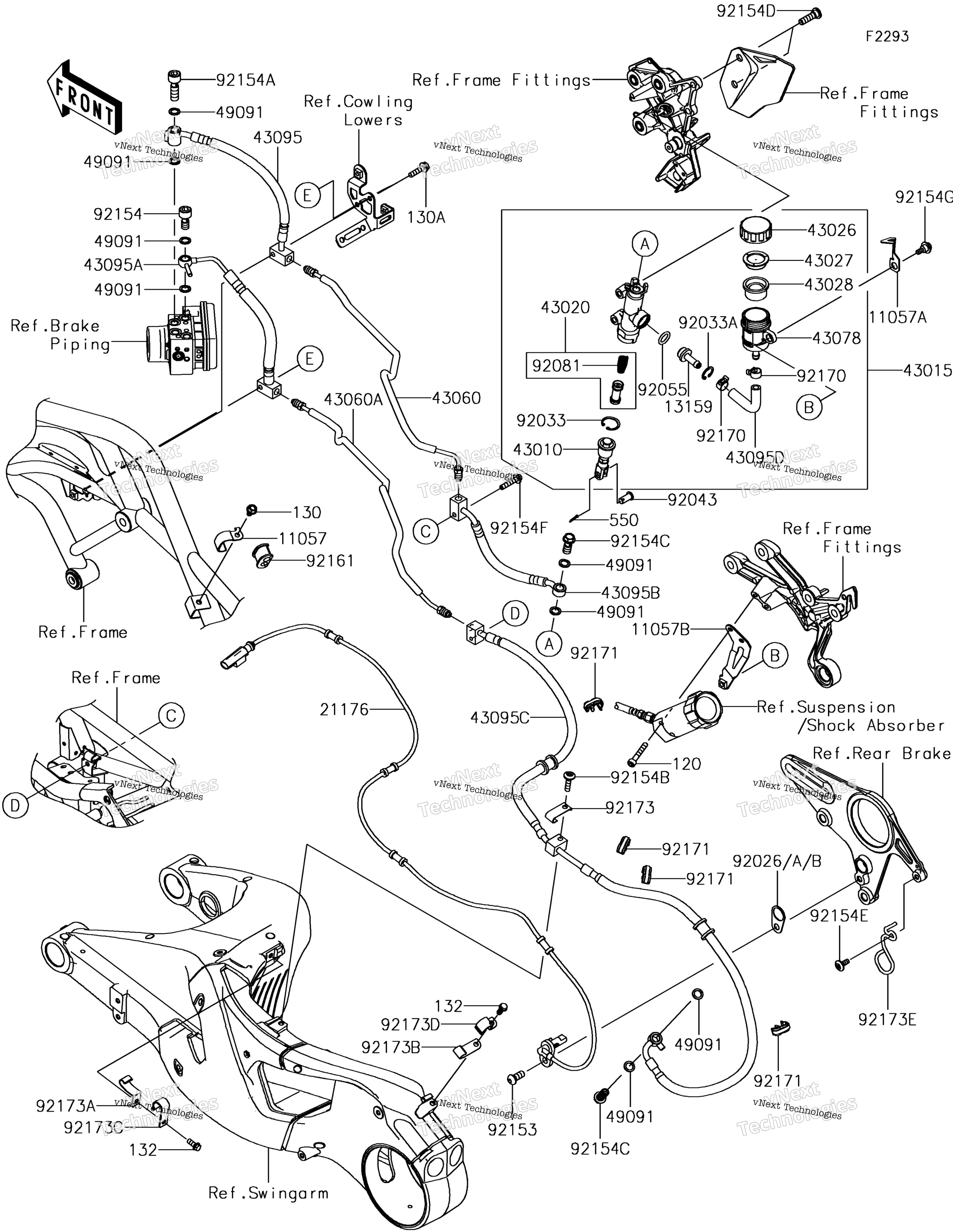 Задняя часть Master Cylinder 2