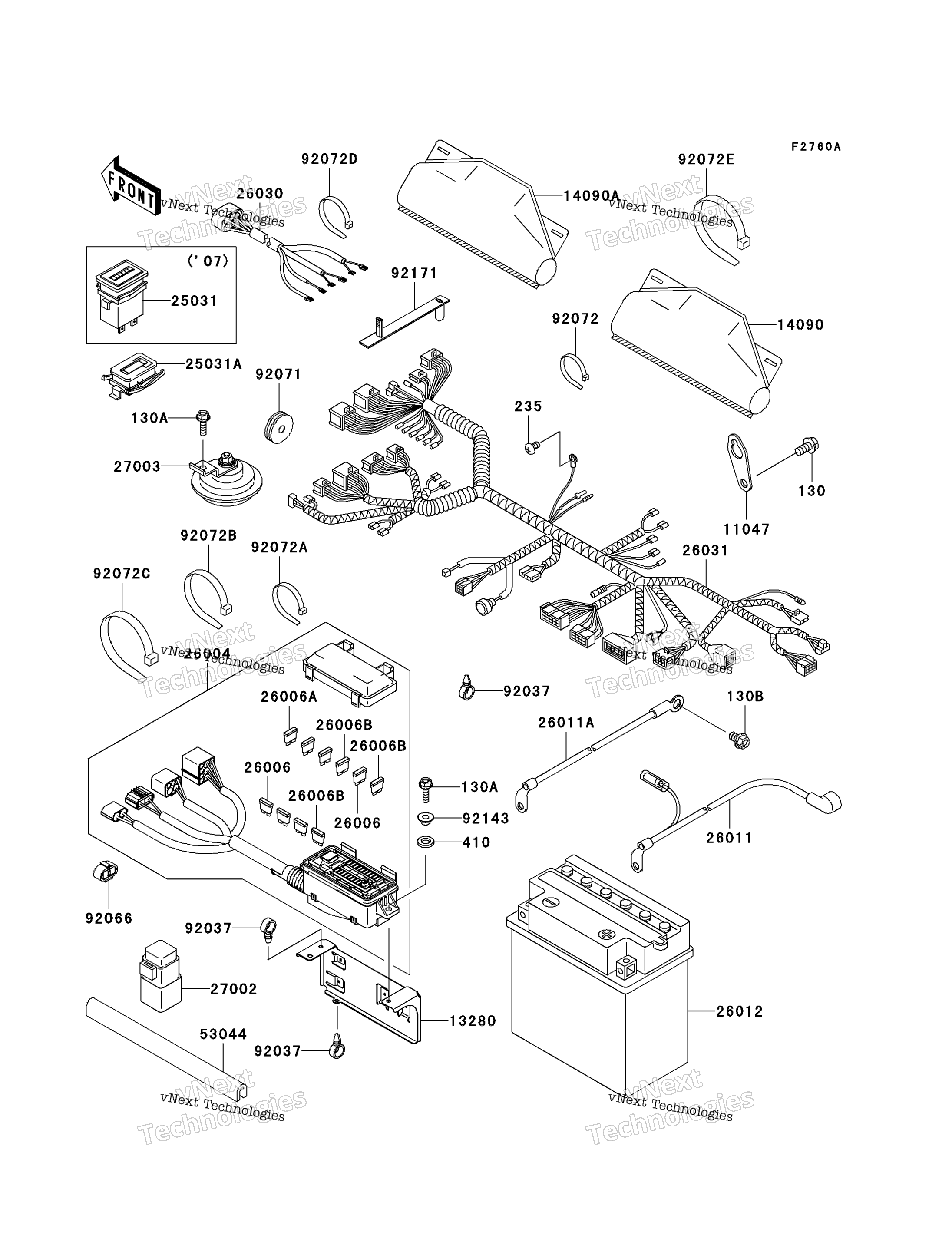 Шасси Electrical Equipment (H7f/H8f)