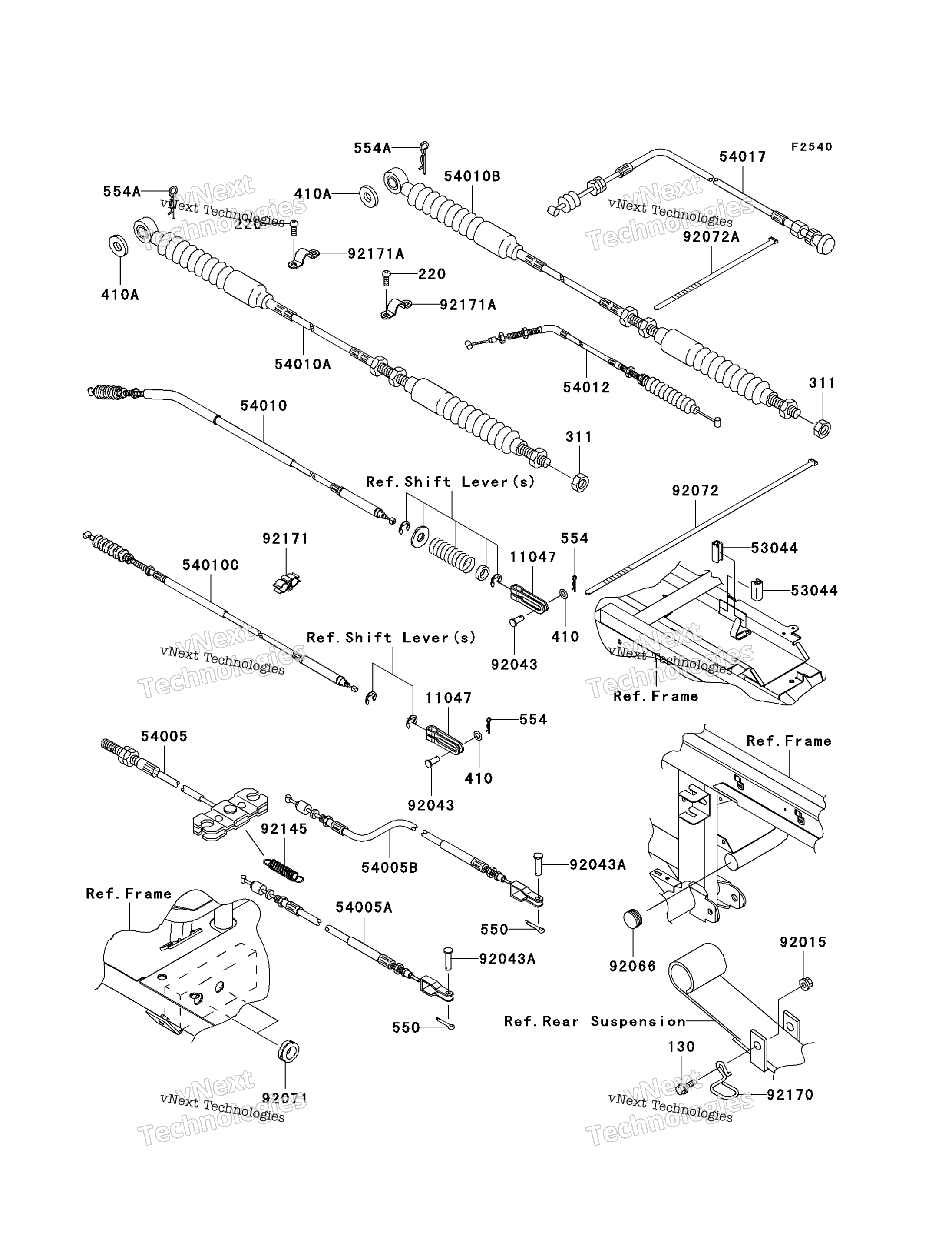 Cables ( Jk1afcj1 6B506426)