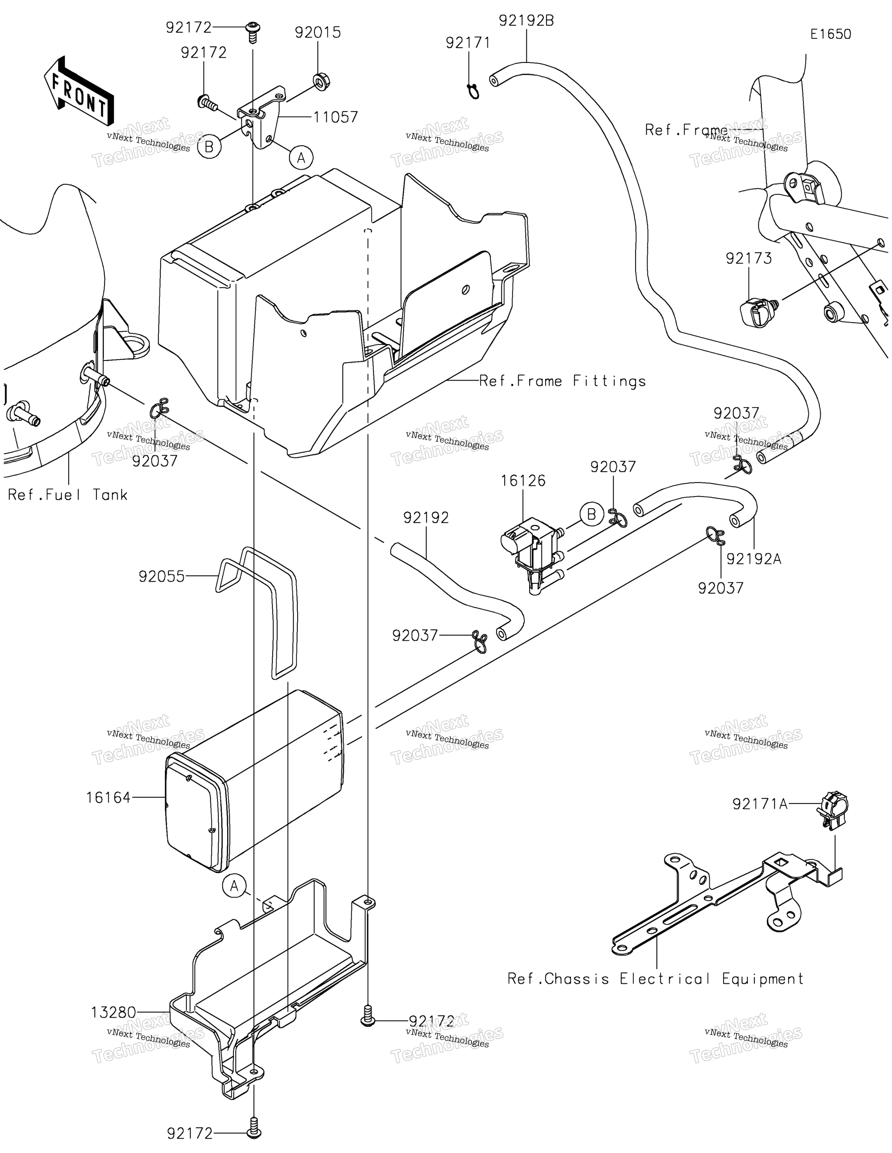 топливный Evaporative System(Ca)