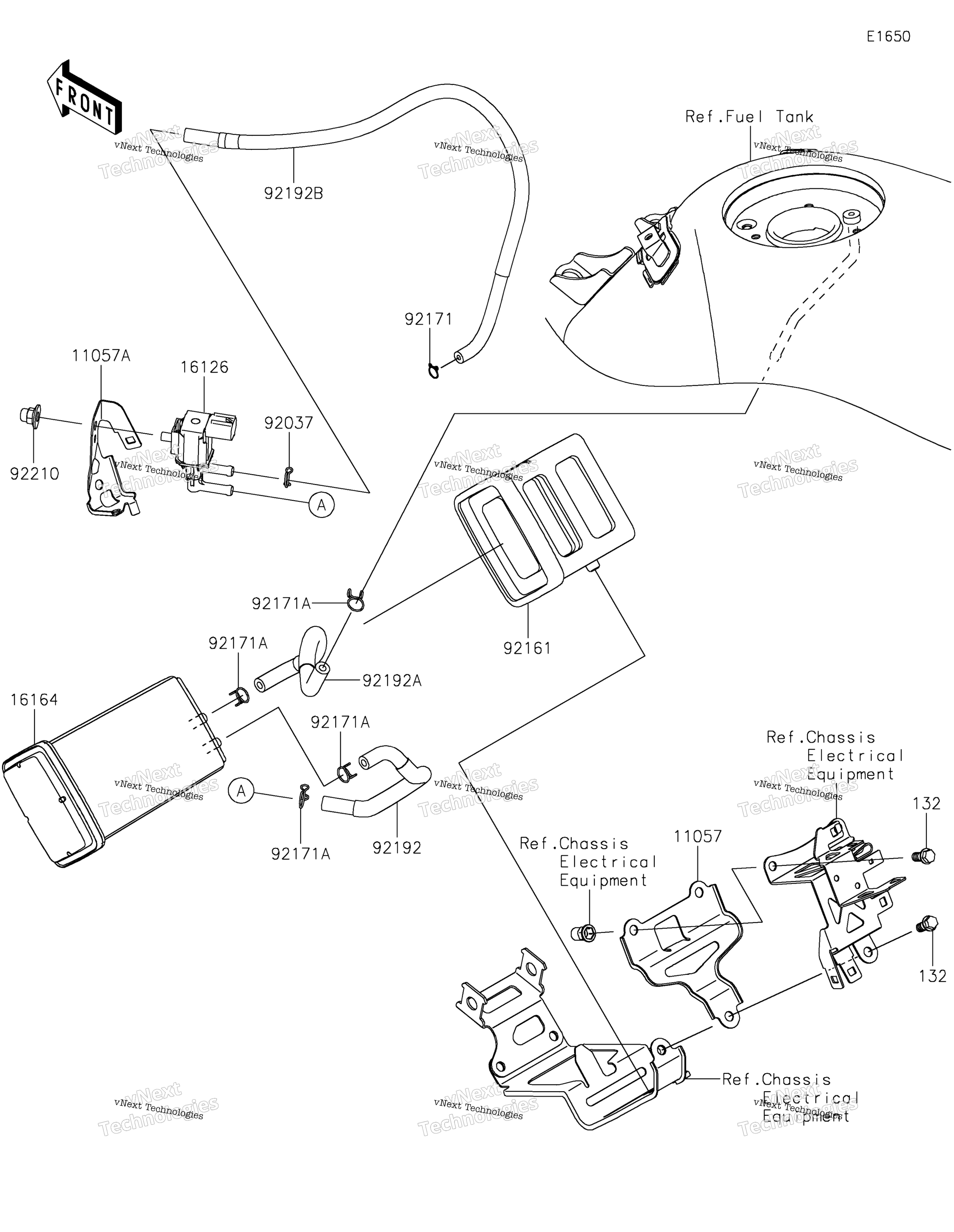 топливный Evaporative System(Ca)