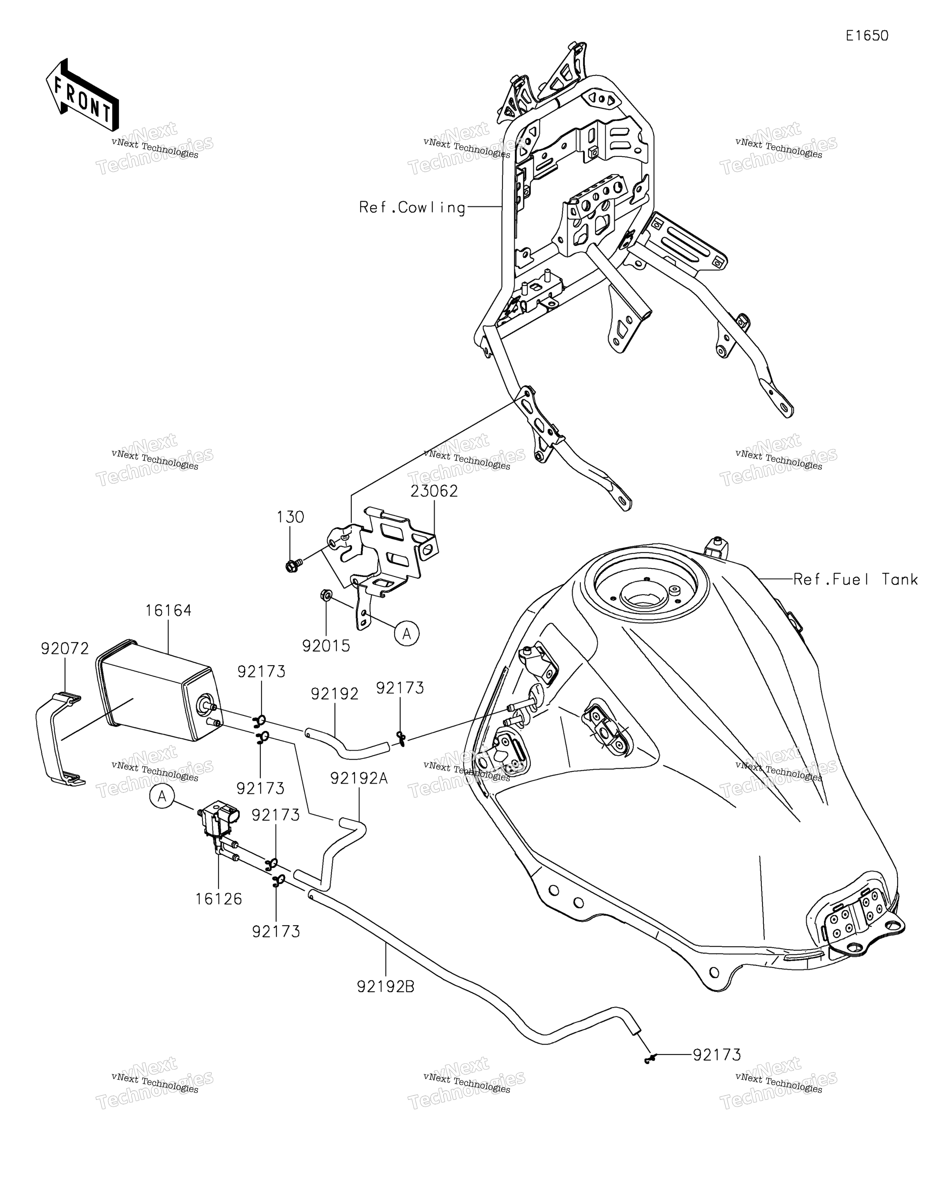 топливный Evaporative System(Ca)