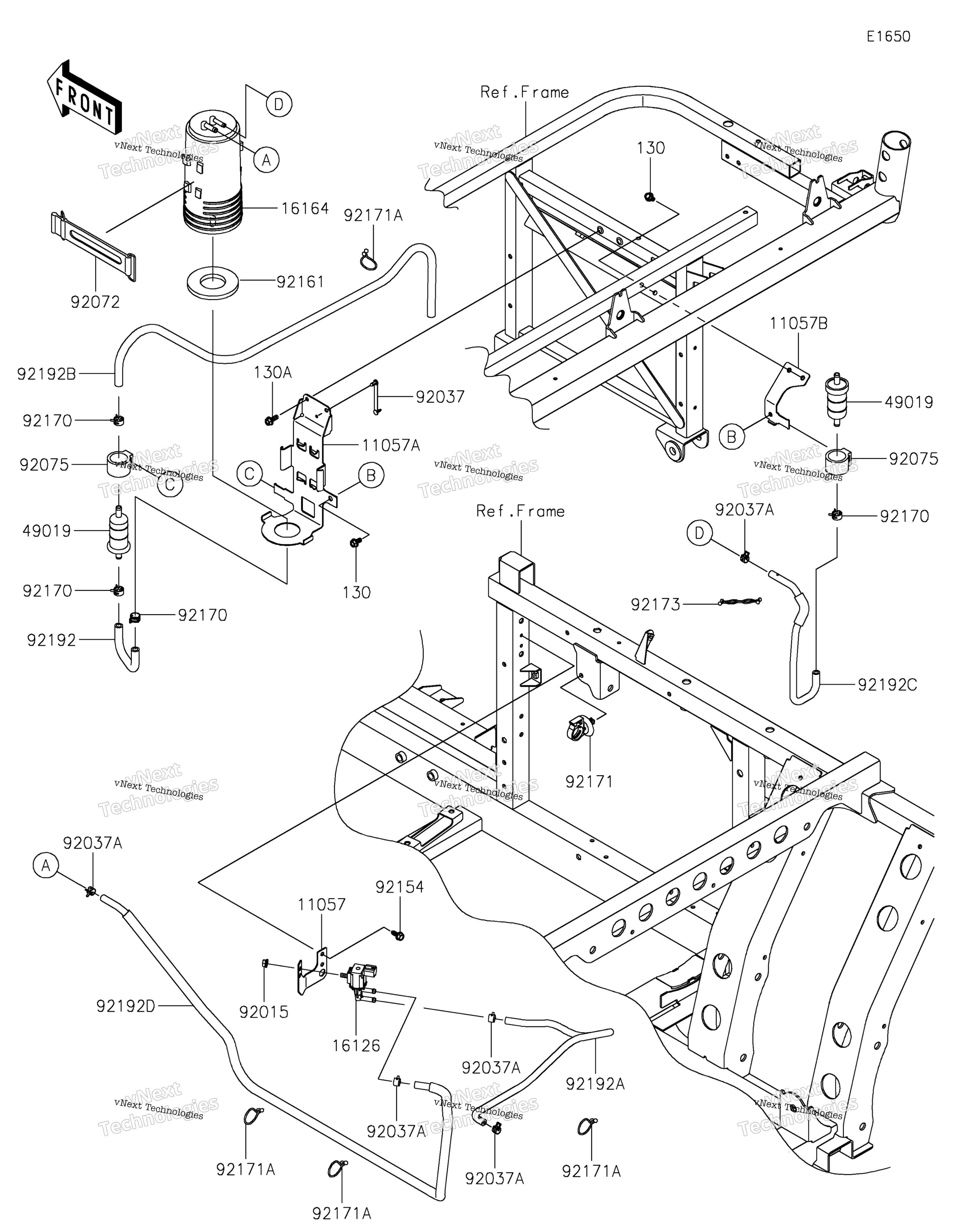 топливный Evaporative System(Ca)