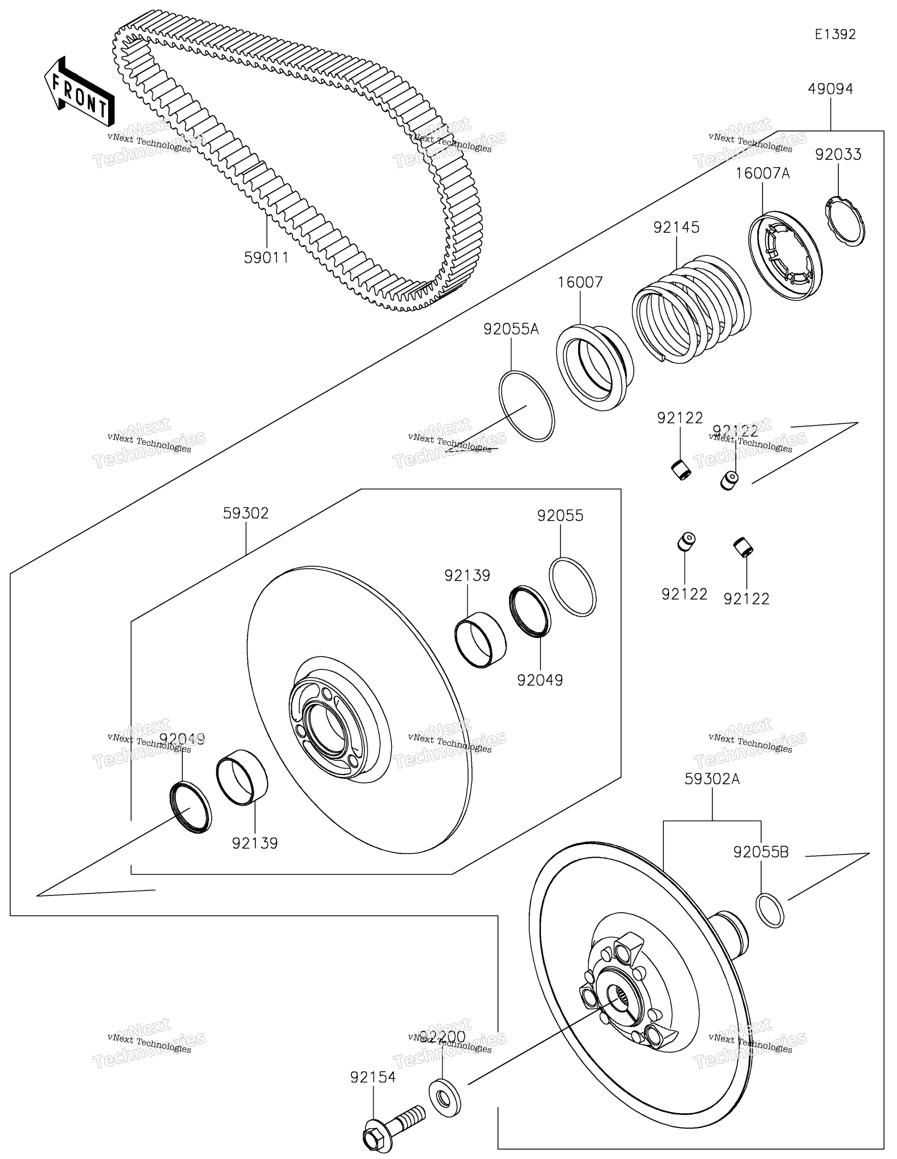 Ведомый Converter/Drive Belt