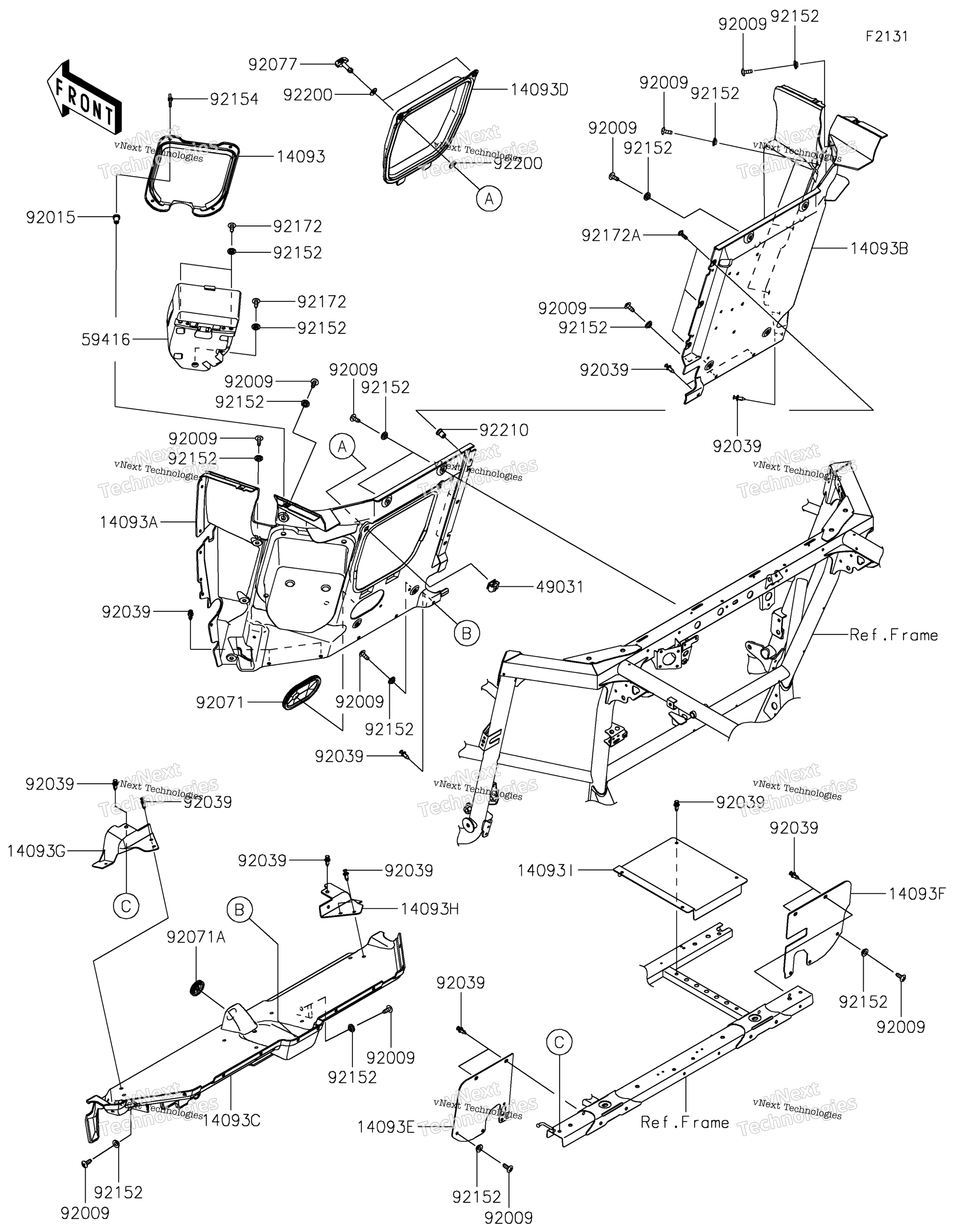 Рама Fittings(Rear)