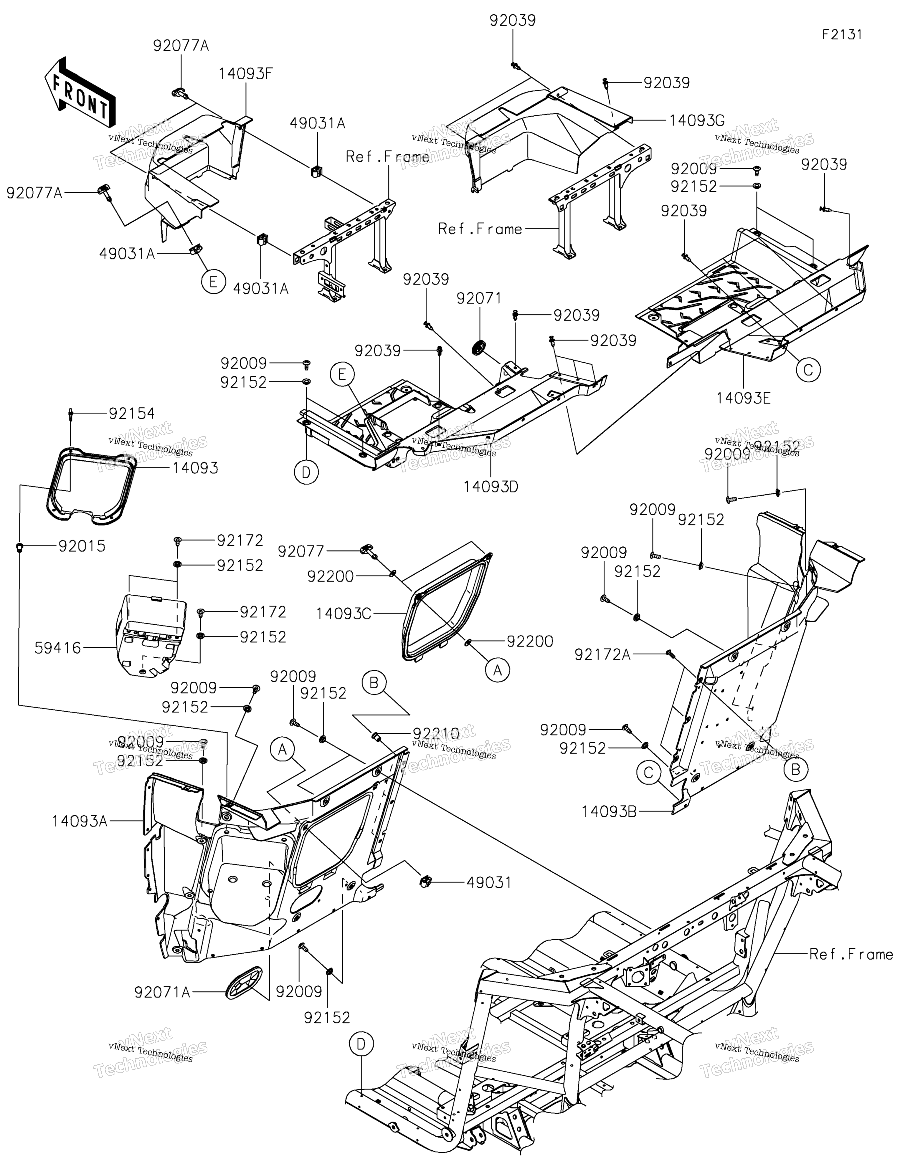 Рама Fittings(Rear)