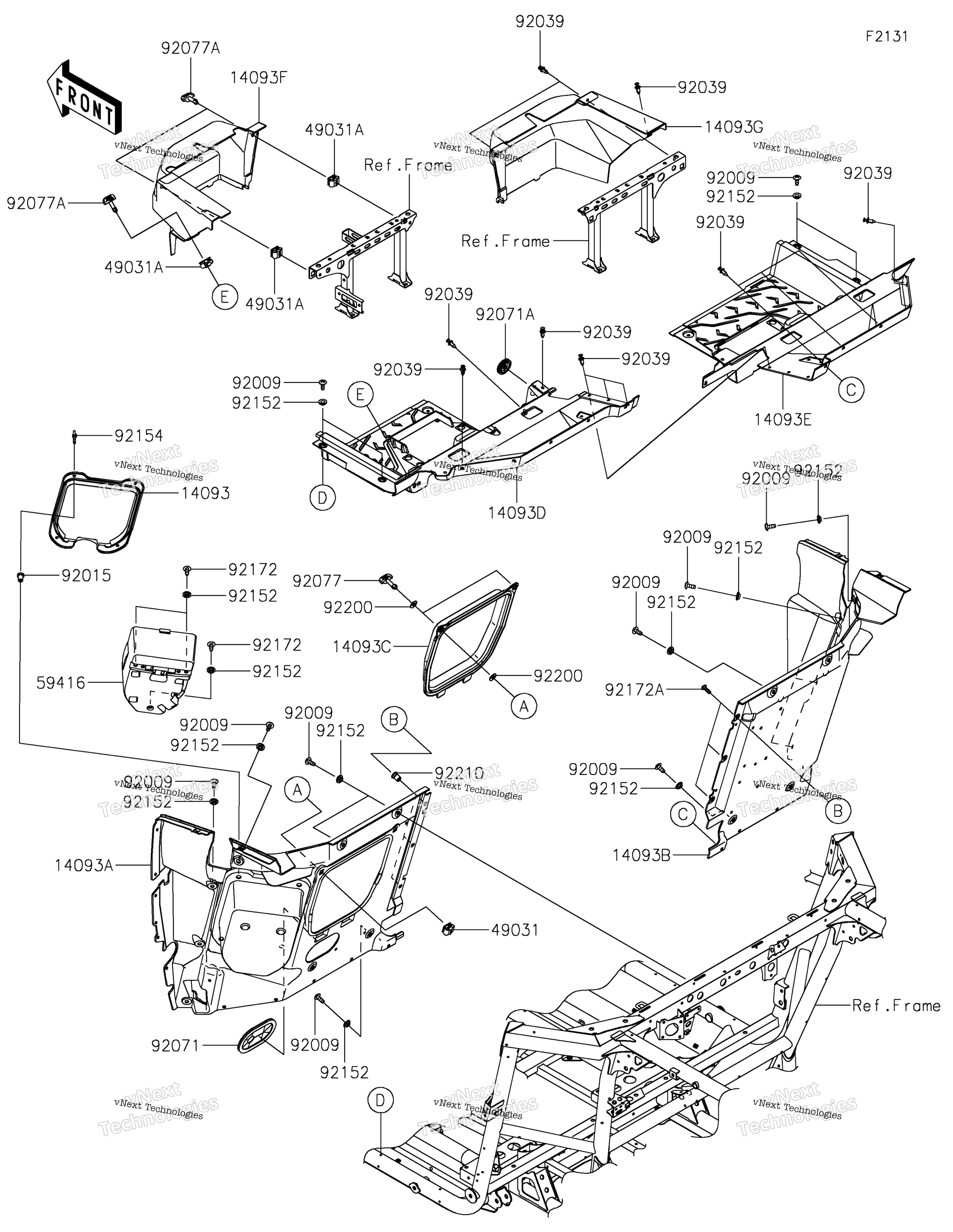 Рама Fittings(Rear)